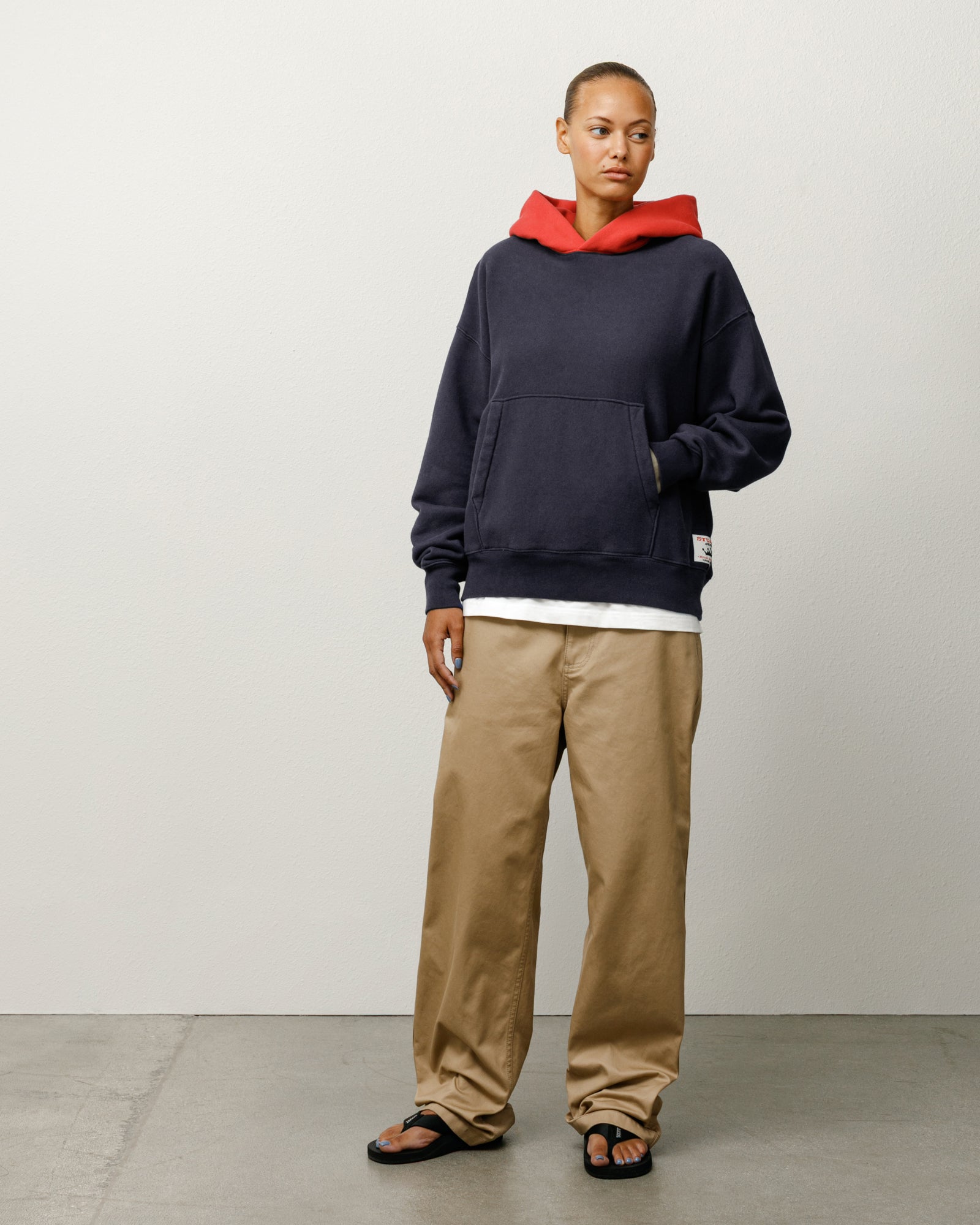 Chino Trouser Mens Regular In Khaki