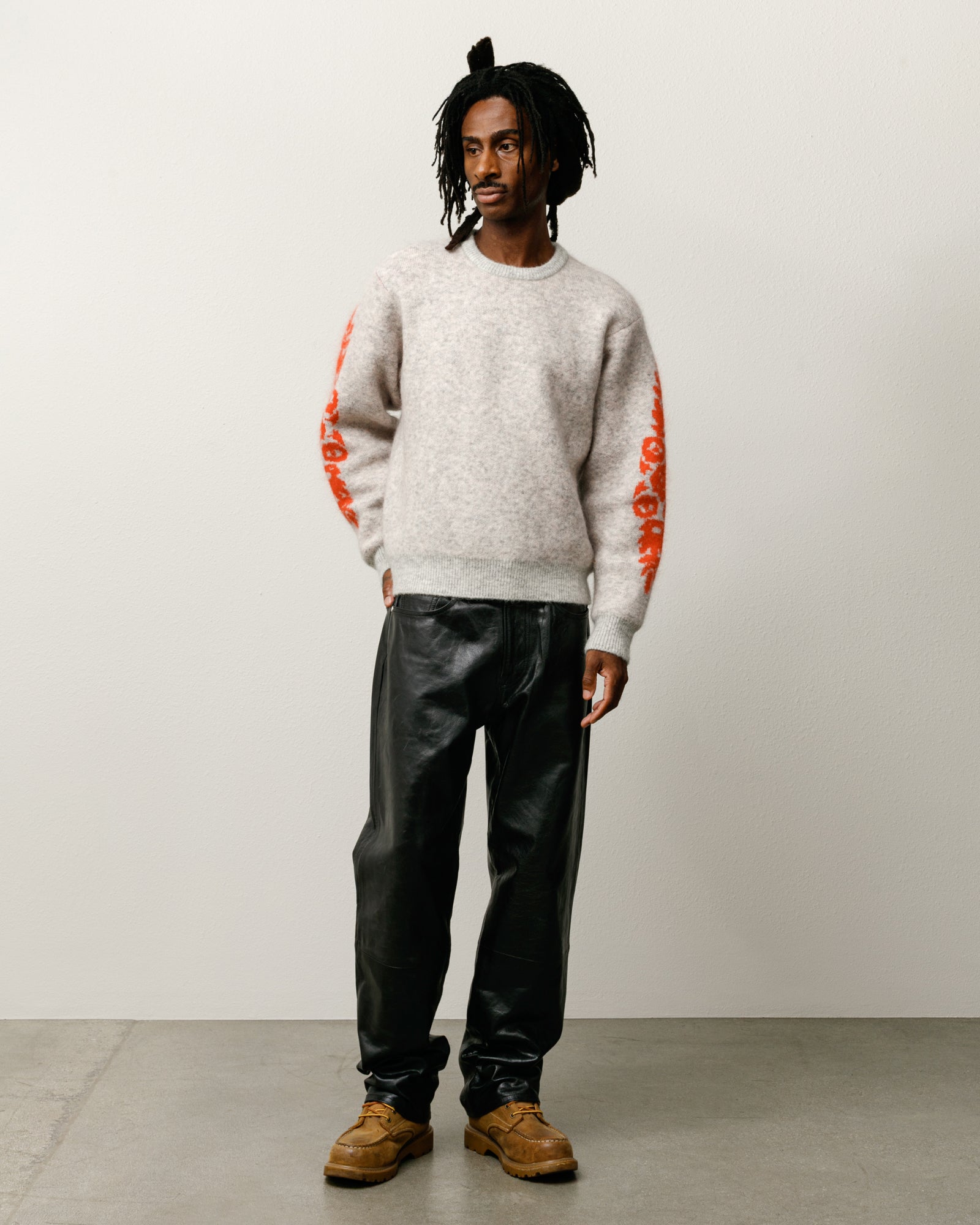 New Classic Jeans Leather Mens Regular In Black