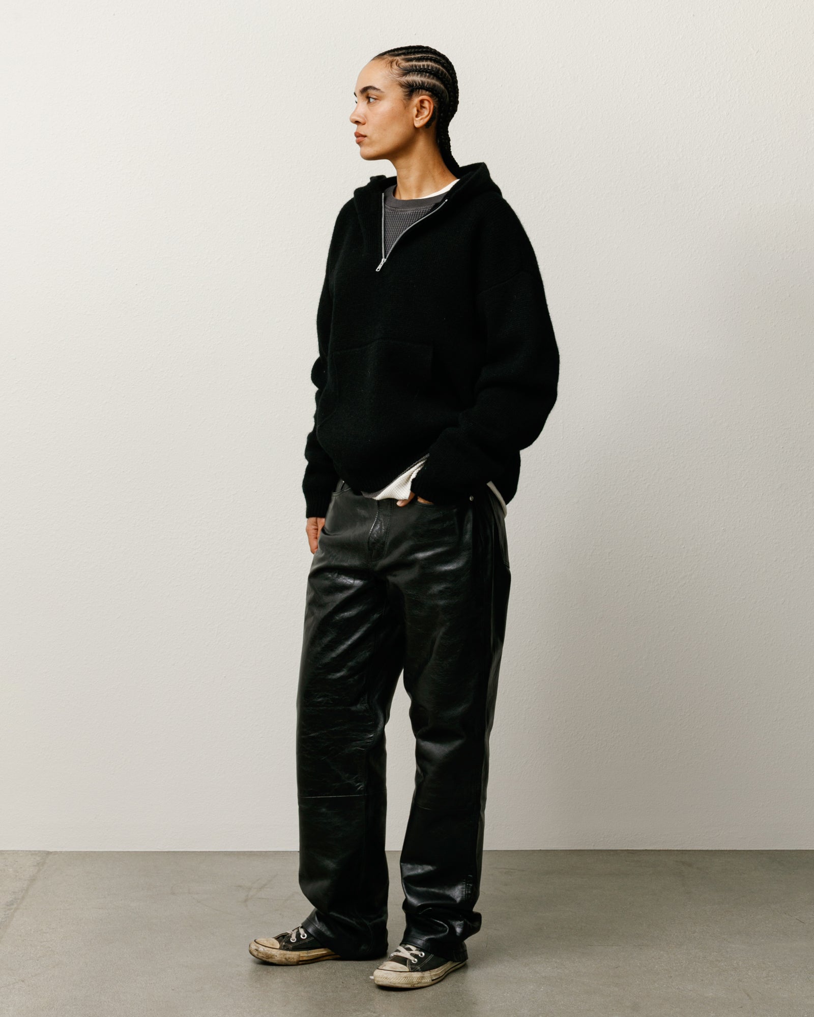 New Classic Pant Leather – Black | Pants | Stüssy Canada