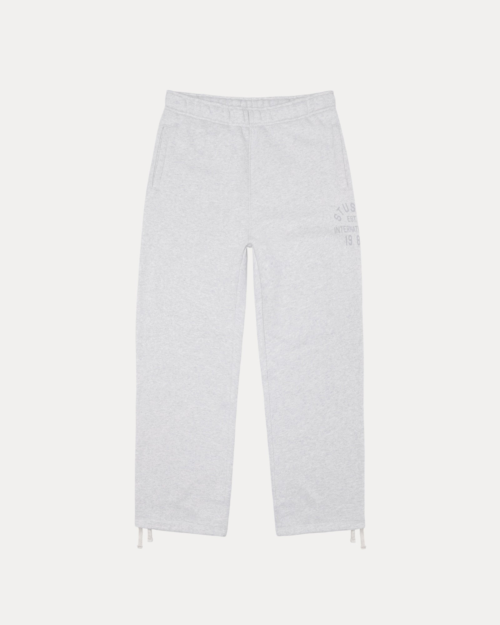 Stussy Est Fleece Pant Mens Regular In Ash Heather