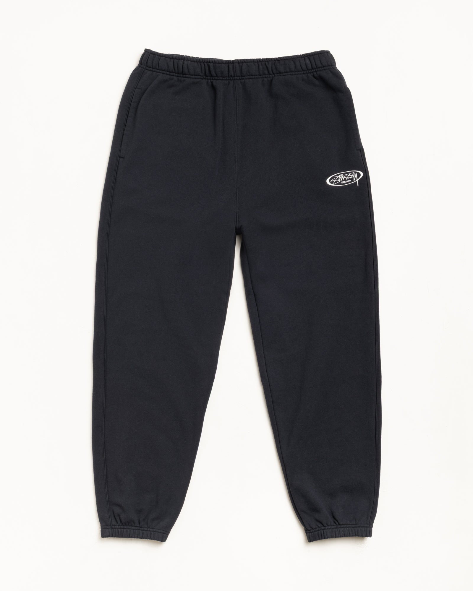 Fleece Track Pant Mens Regular In Black
