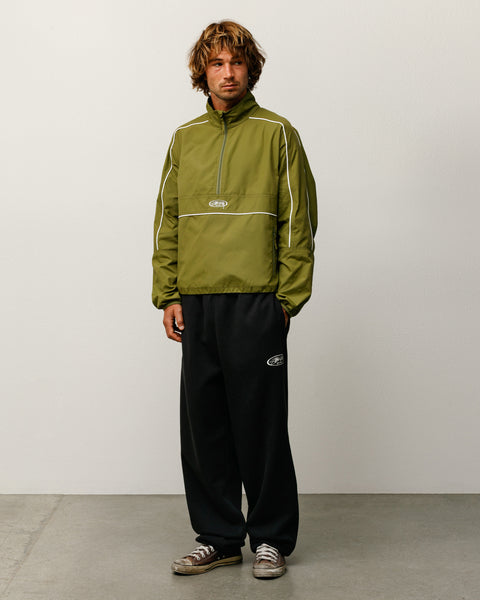 Fleece Track Pant Mens Regular In Black
