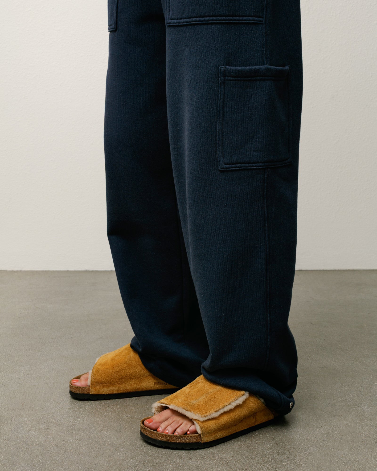 Utility Fleece Pant Mens Regular In Navy