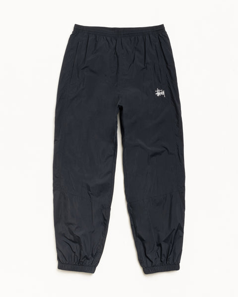 Nylon Track Pant Mens Regular In Black