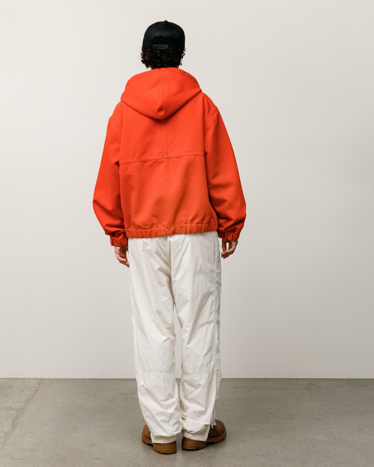 Nylon Track Pant Mens Regular In Bone