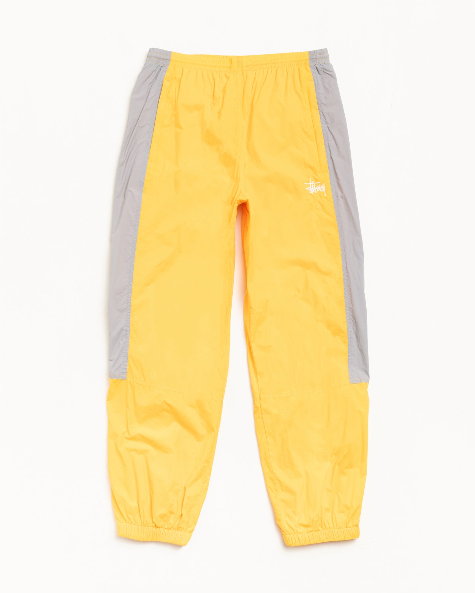 Nylon Track Pant Mens Regular In Yellow