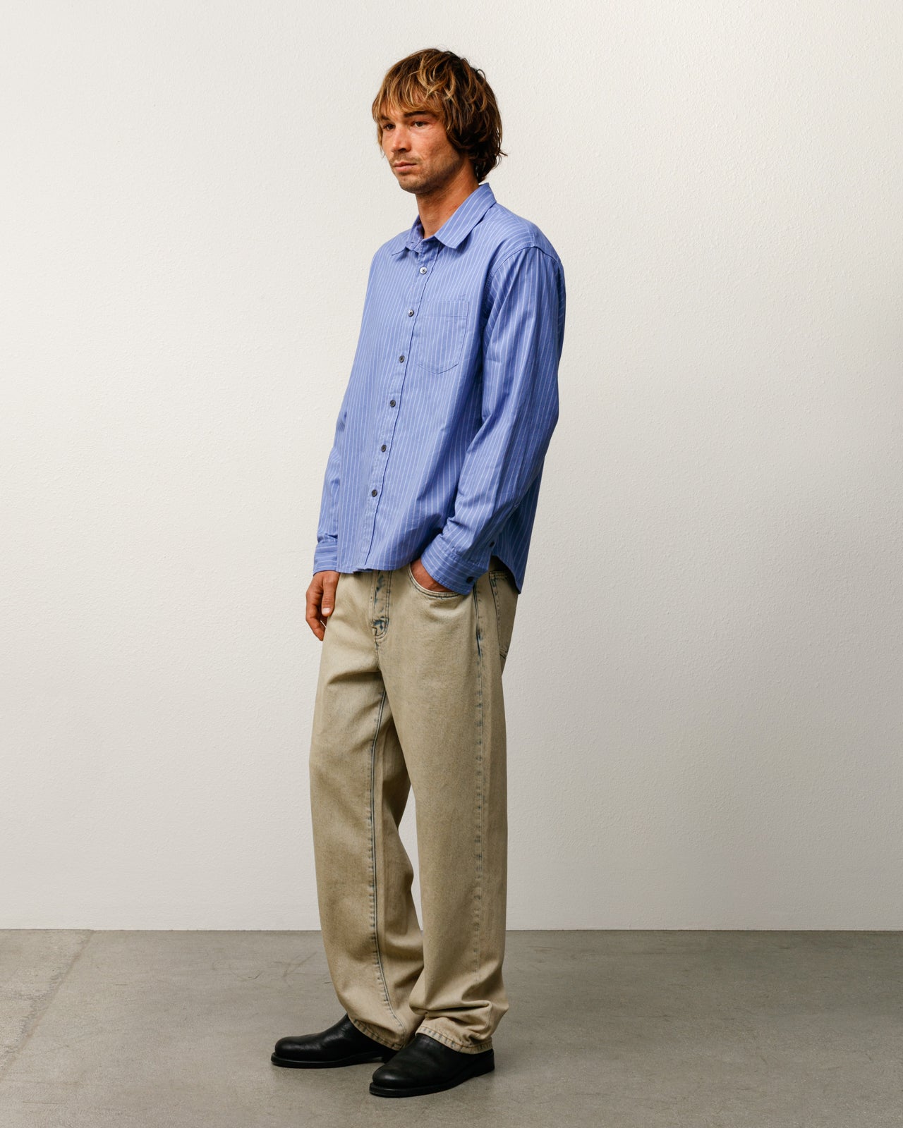 New Classic Jean Denim – Resin Wash Khaki | Pants | Stüssy Canada