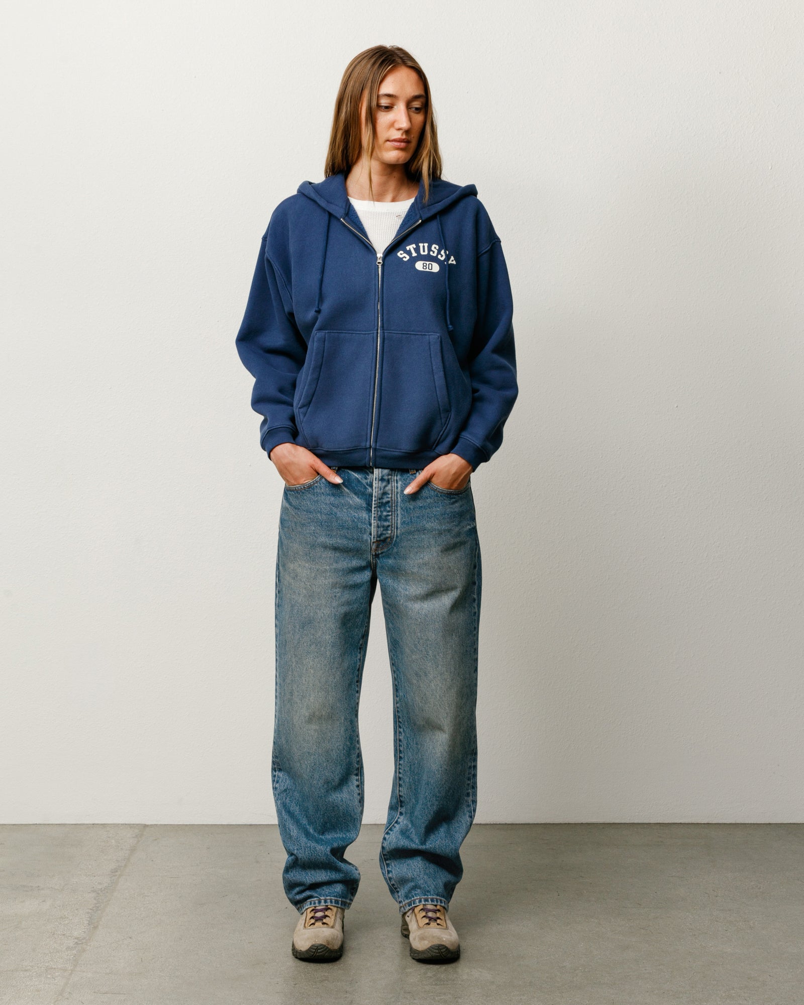 New Classic Jean Denim Unisex In Dark Wash Indigo