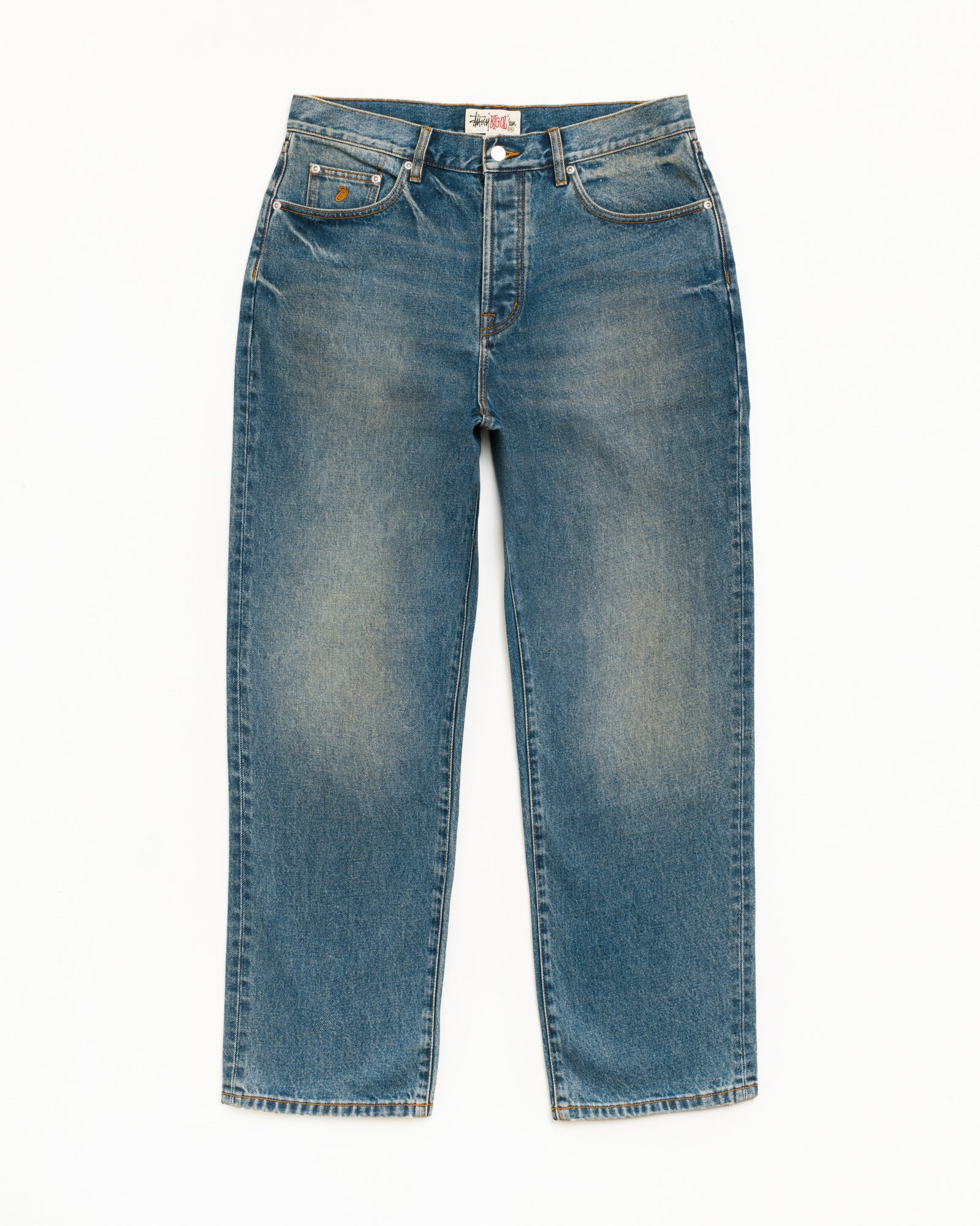 Big Ol Jean Denim Unisex In Dark Wash Indigo