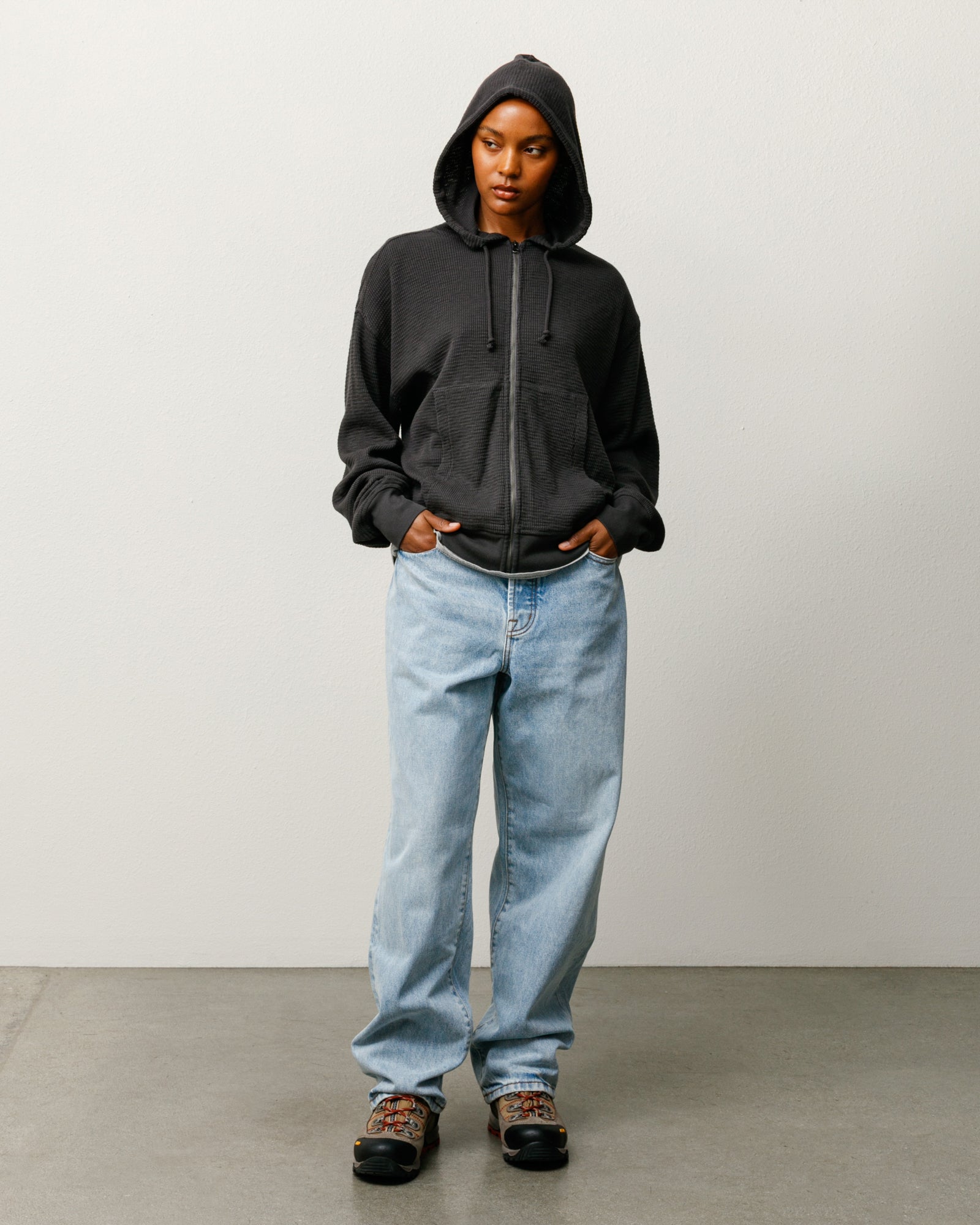 Big Ol Jean Denim Unisex In Light Wash Indigo