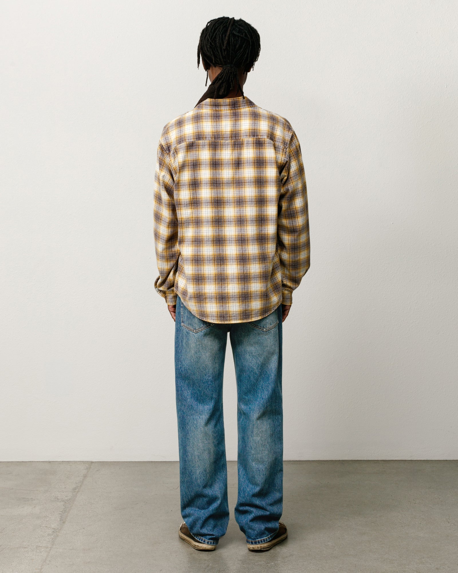 Straight Jean Denim Unisex In Dark Wash Indigo