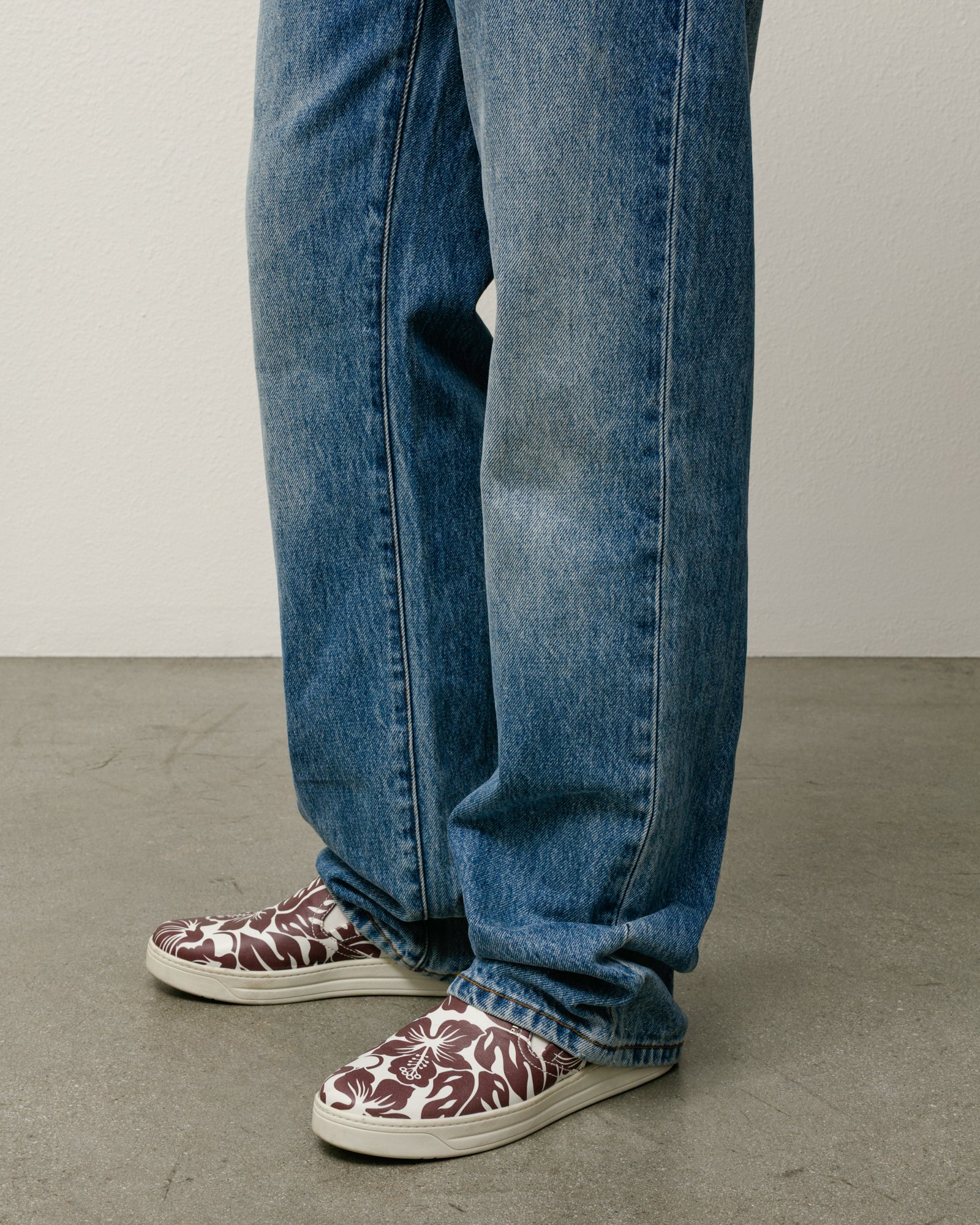 New Slim Jean Denim Mens Regular In Indigo Stone Wash