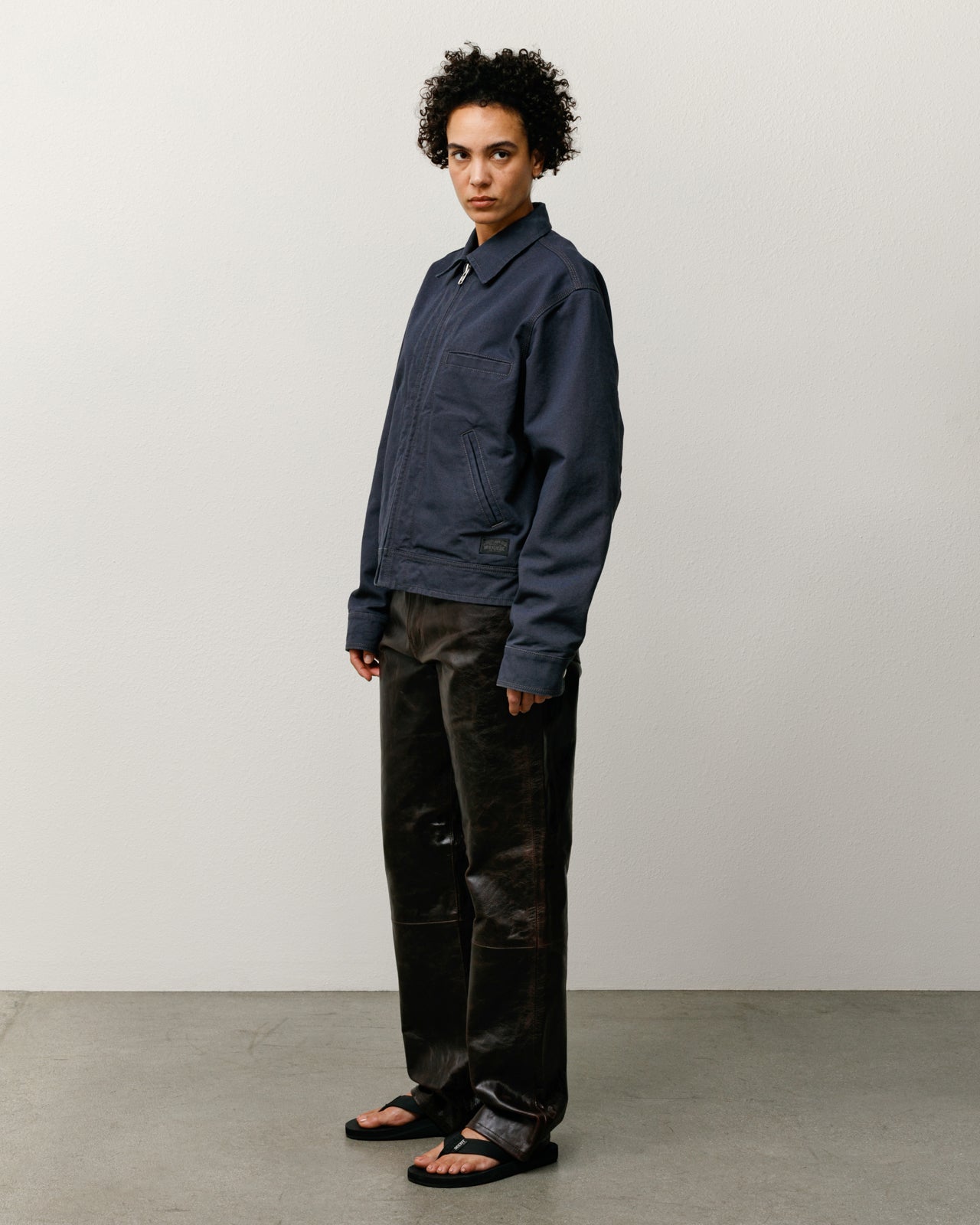 Stussy NEW CLASSIC JEAN LEATHER ダークブラウン New Classic Pant Leather – Dark Brown | Pants | Stüssy Canada