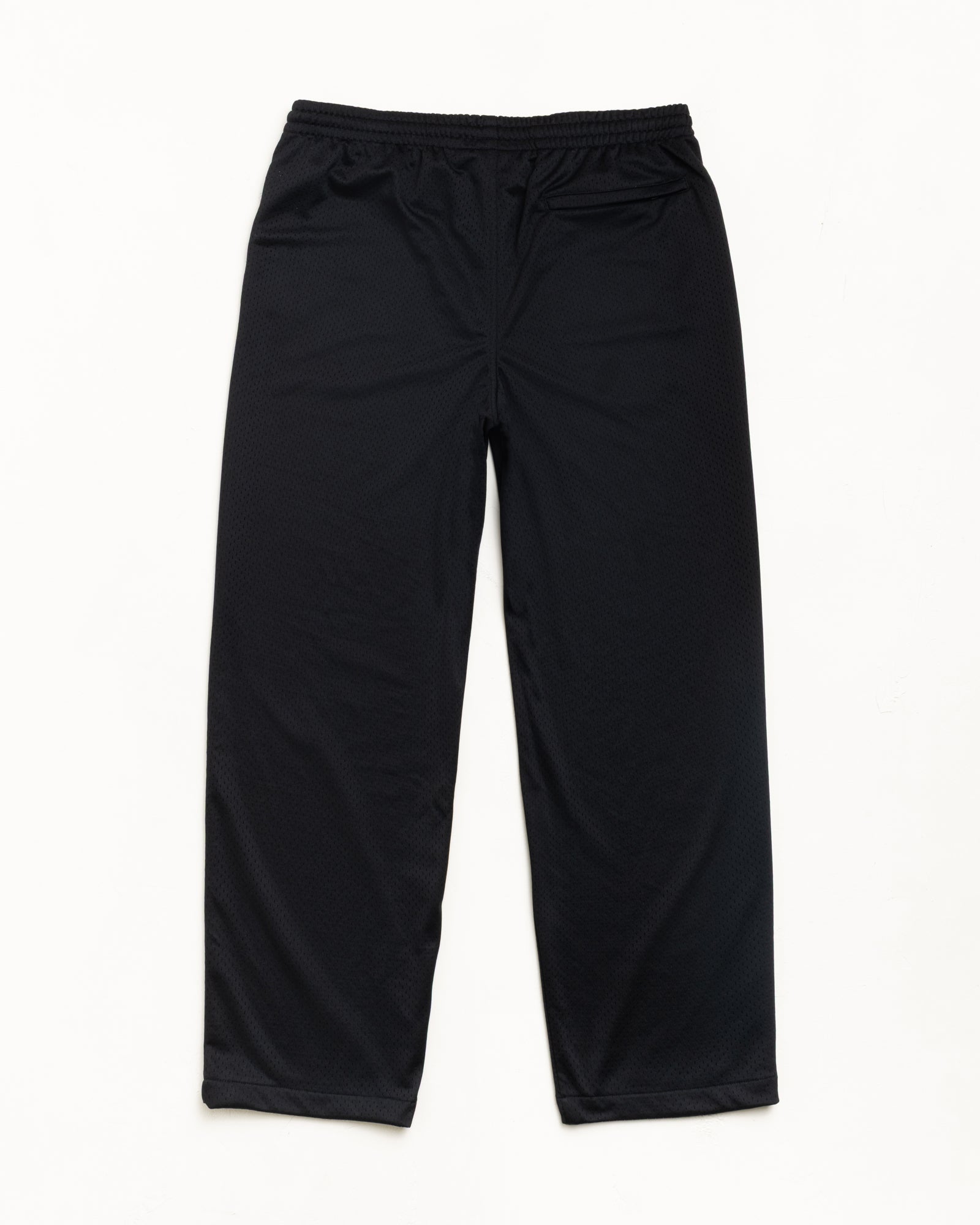 Mesh Track Pant Unisex Regular In Black