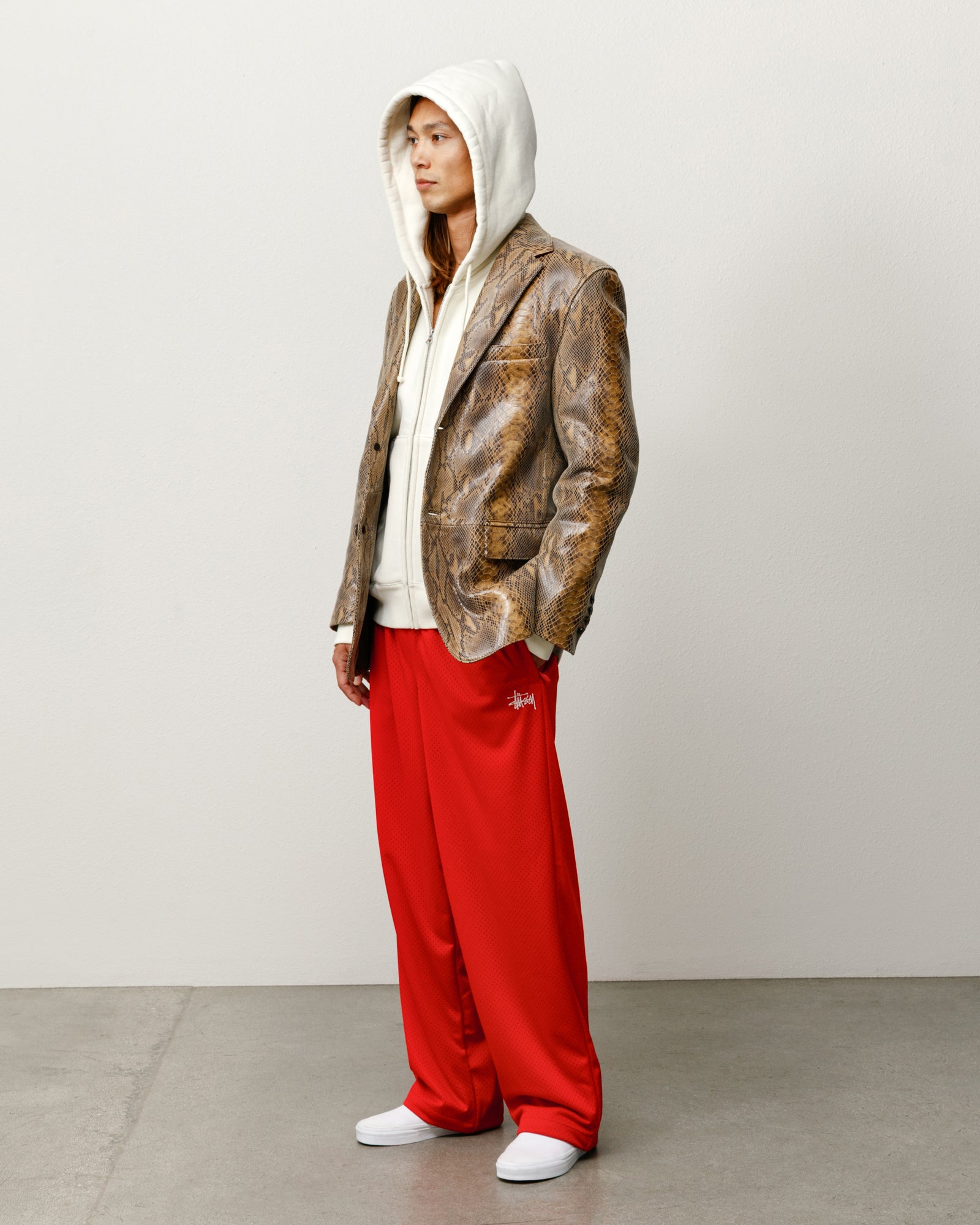 Mesh Track Pant – Red | Pants | Stüssy Canada