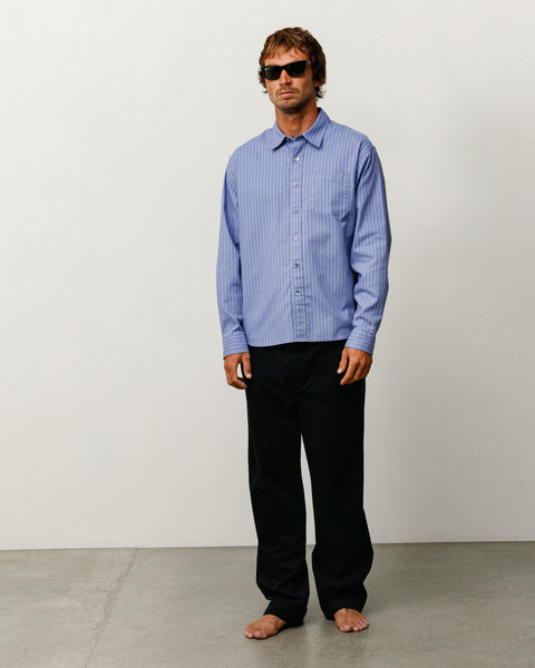 Beach Pant Cotton Twill Unisex In Black