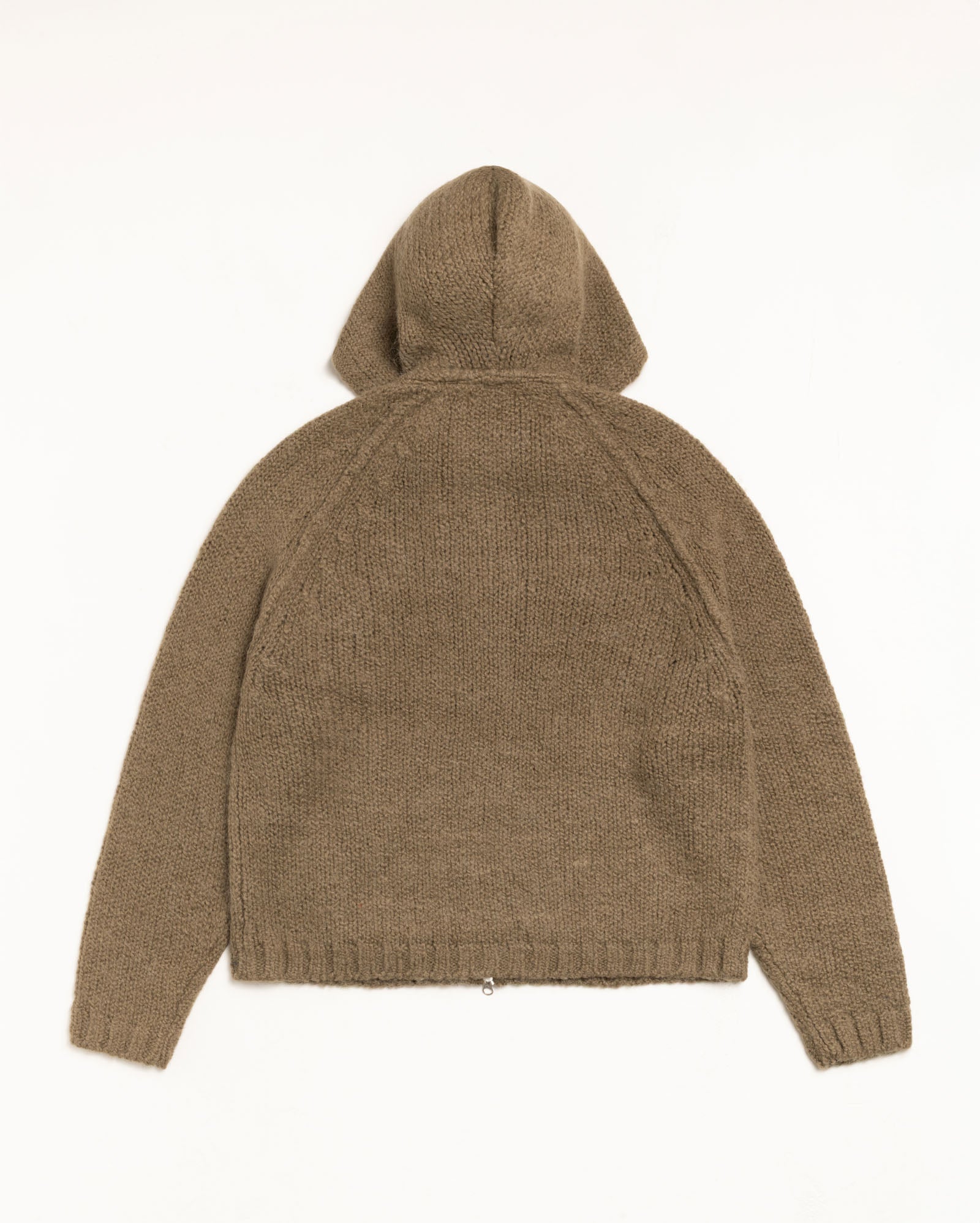 Chunky Knit Zip Hoodie – Fossil | Knits | Stüssy Canada