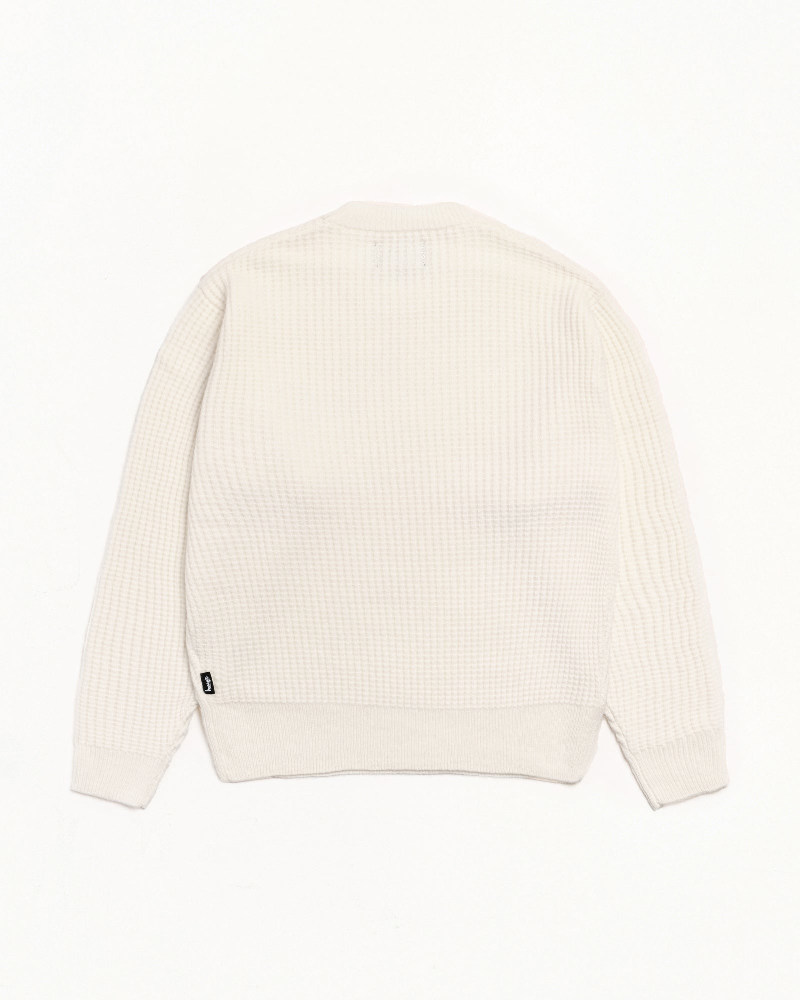 Waffle Cashmere Sweater – Ivory | Sweaters & Knits | Stüssy Canada