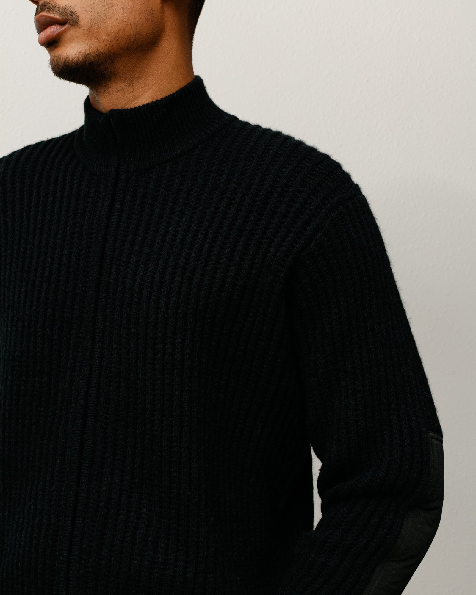 stussy cable knit polo black STUSSY CABLE SS POLO STUSSY cable
