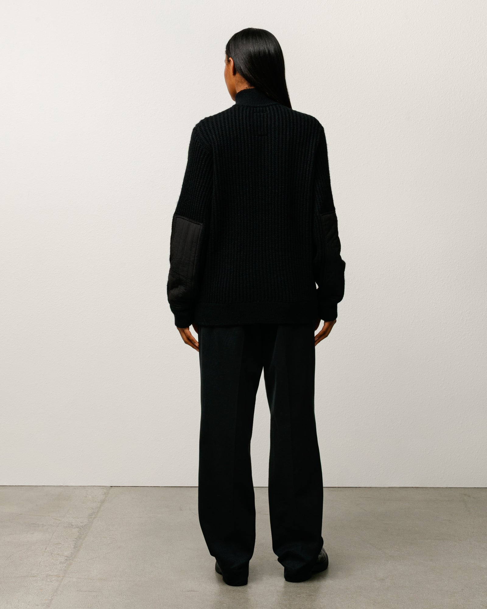 Lambs Wool Zip Sweater – Black | Tops & Knits | Stüssy Canada