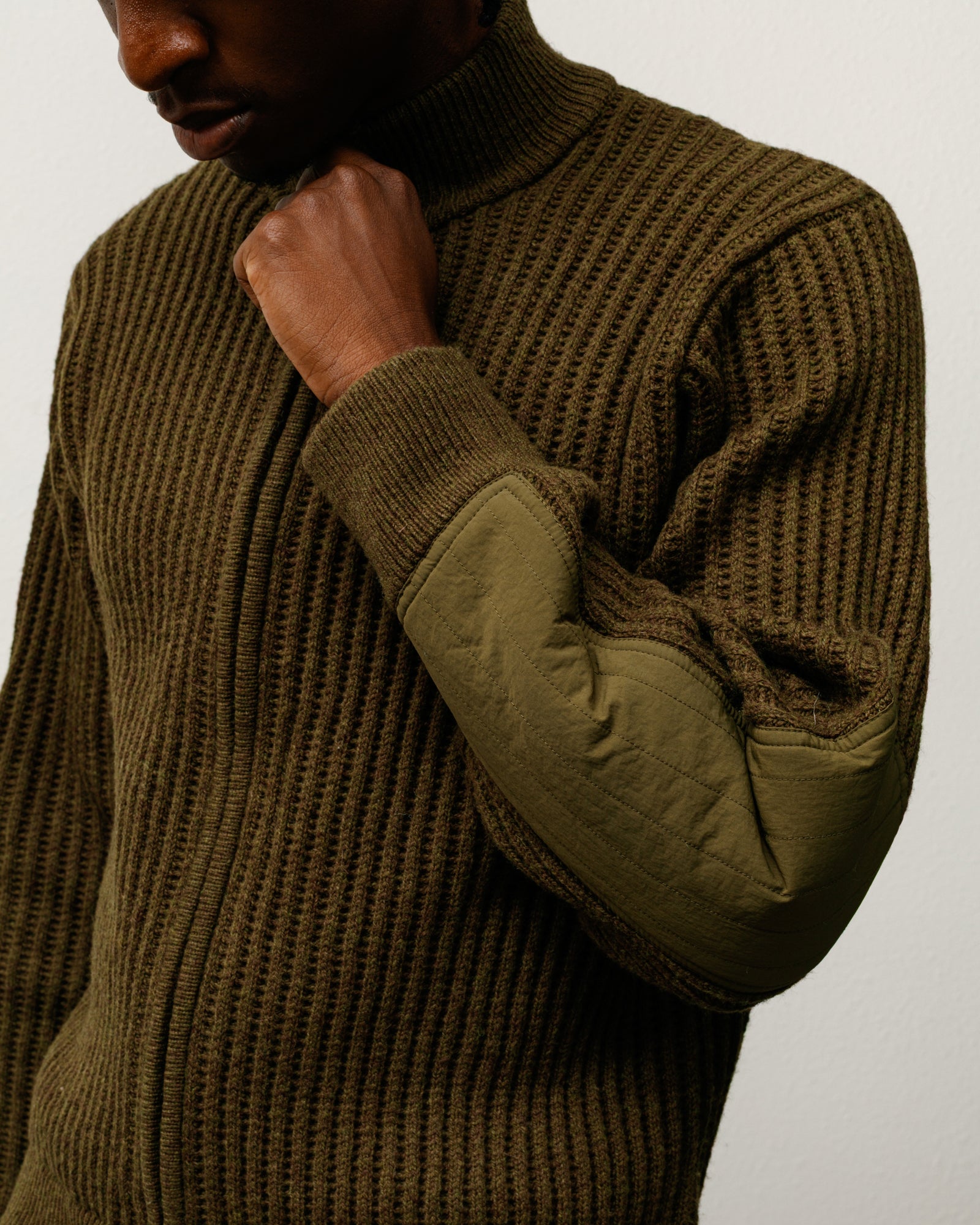 Lambs Wool Zip Sweater – Green | Tops & Knits | Stüssy Canada