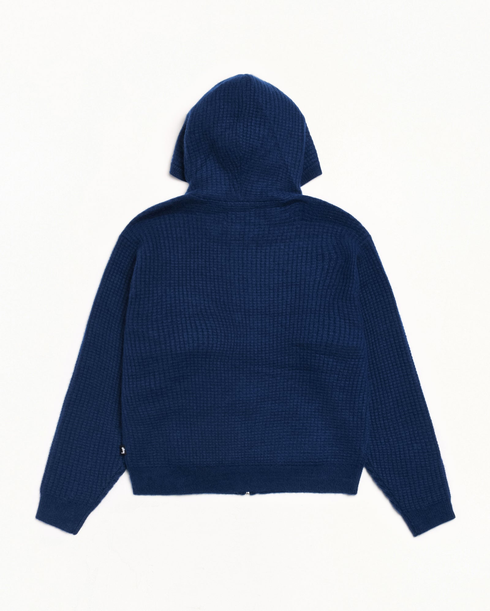 Waffle Cashmere Zip Hood Sweater – Navy | Tops & Knits | Stüssy Canada