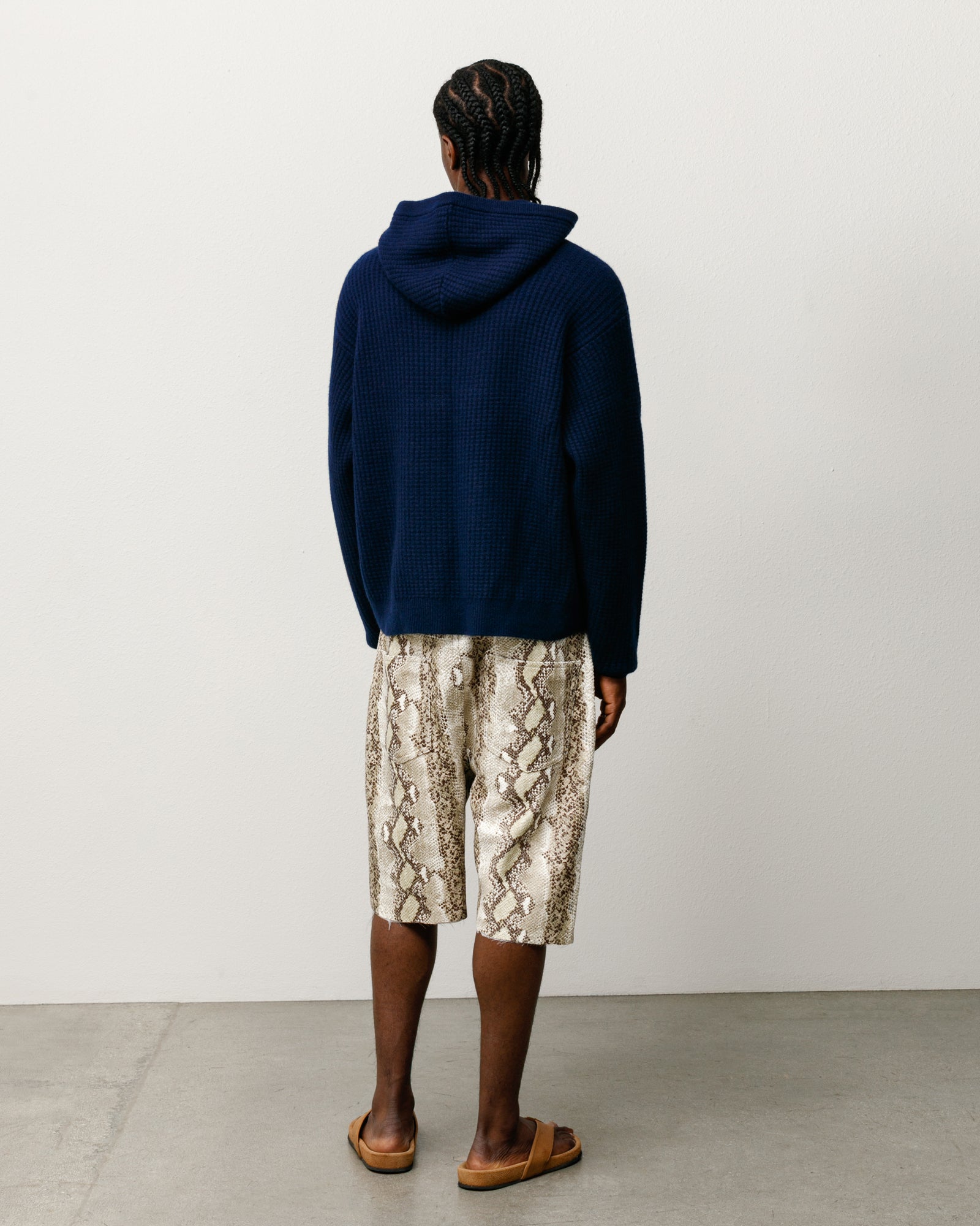 Waffle Cashmere Zip Hood Sweater – Navy | Tops & Knits | Stüssy Canada
