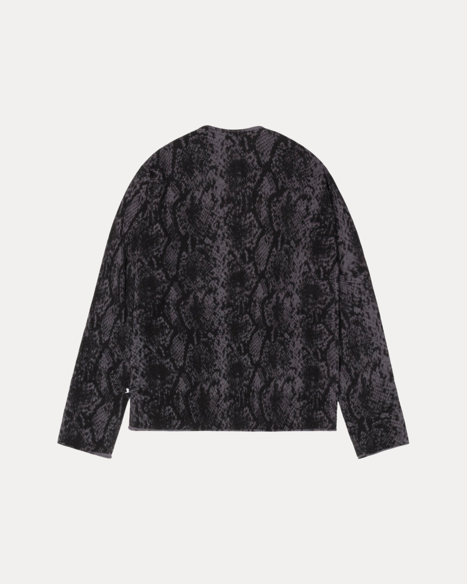 Python Sweater Mens Long Sleeve In Charcoal