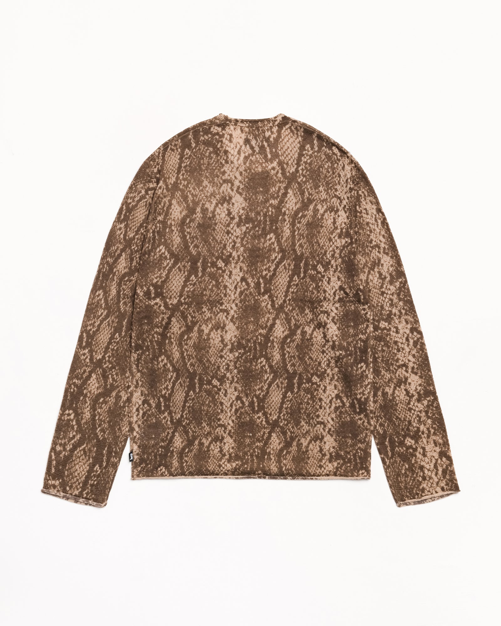 Python Sweater Mens Long Sleeve In Khaki
