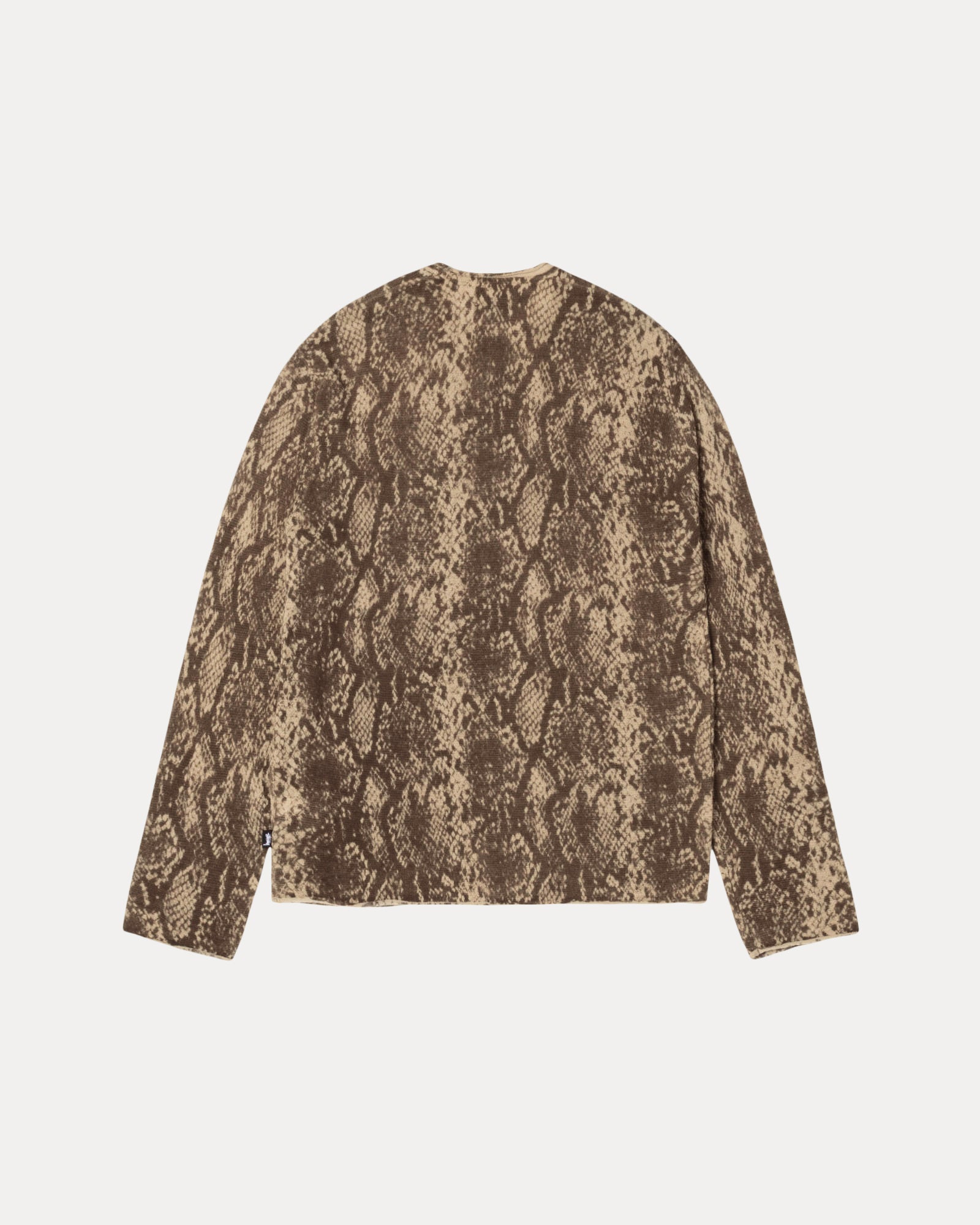 Python Sweater Mens Long Sleeve In Khaki