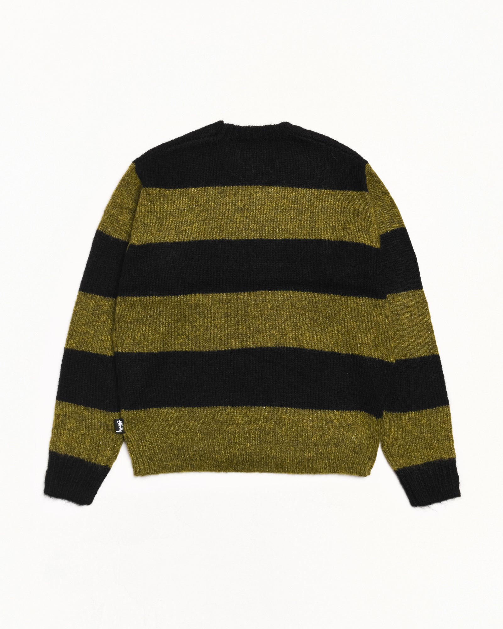 Mohair Stripe Sweater – Dark Olive | Sweaters & Knits | Stüssy Canada