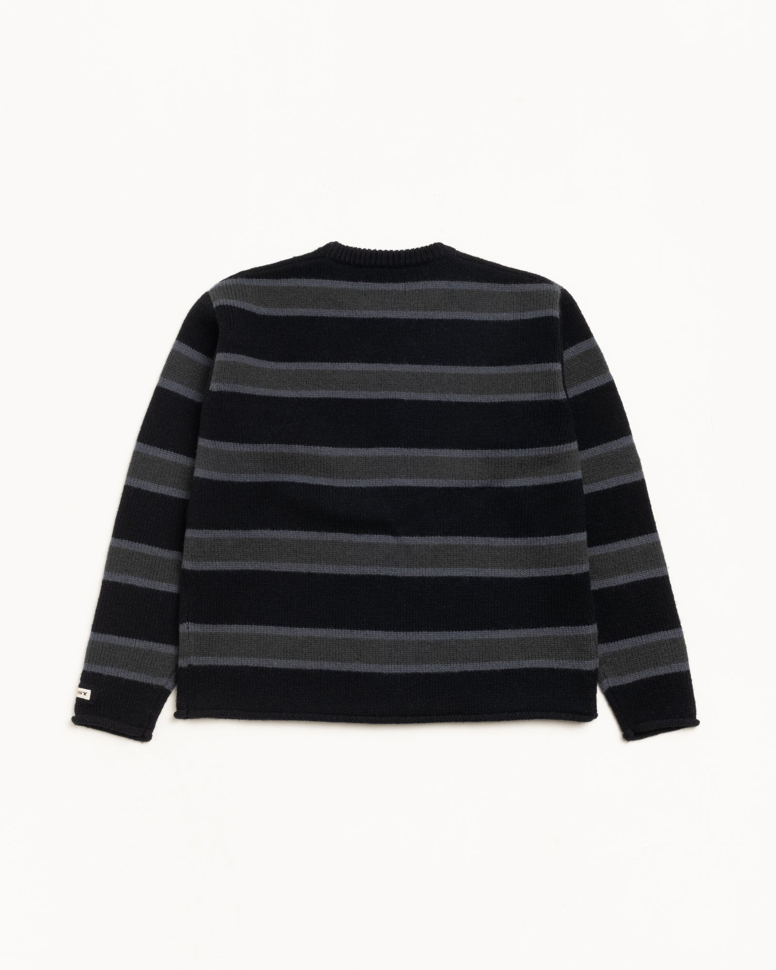 Striped Wool Sweater – Black | Tops & Knits | Stüssy Canada