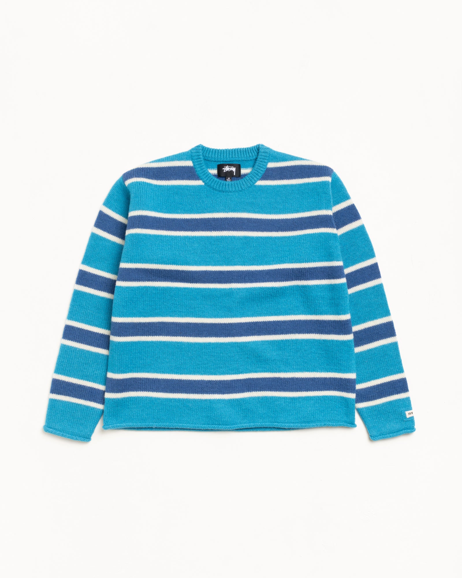 Striped Wool Sweater – Blue | Tops & Knits | Stüssy Canada