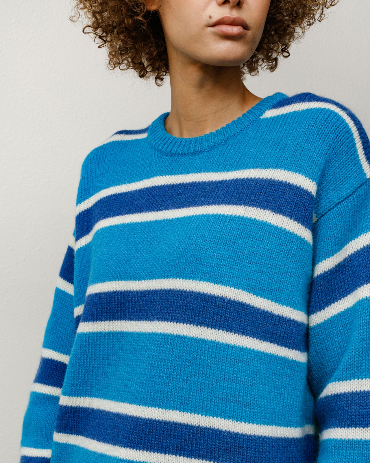 Striped Wool Sweater – Blue | Tops & Knits | Stüssy Canada