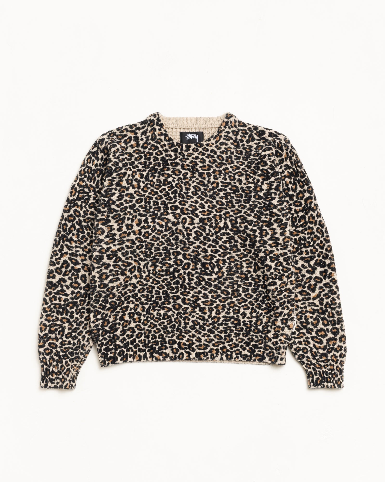 Leopard Sweater – Leopard | Tops & Knits | Stüssy Canada