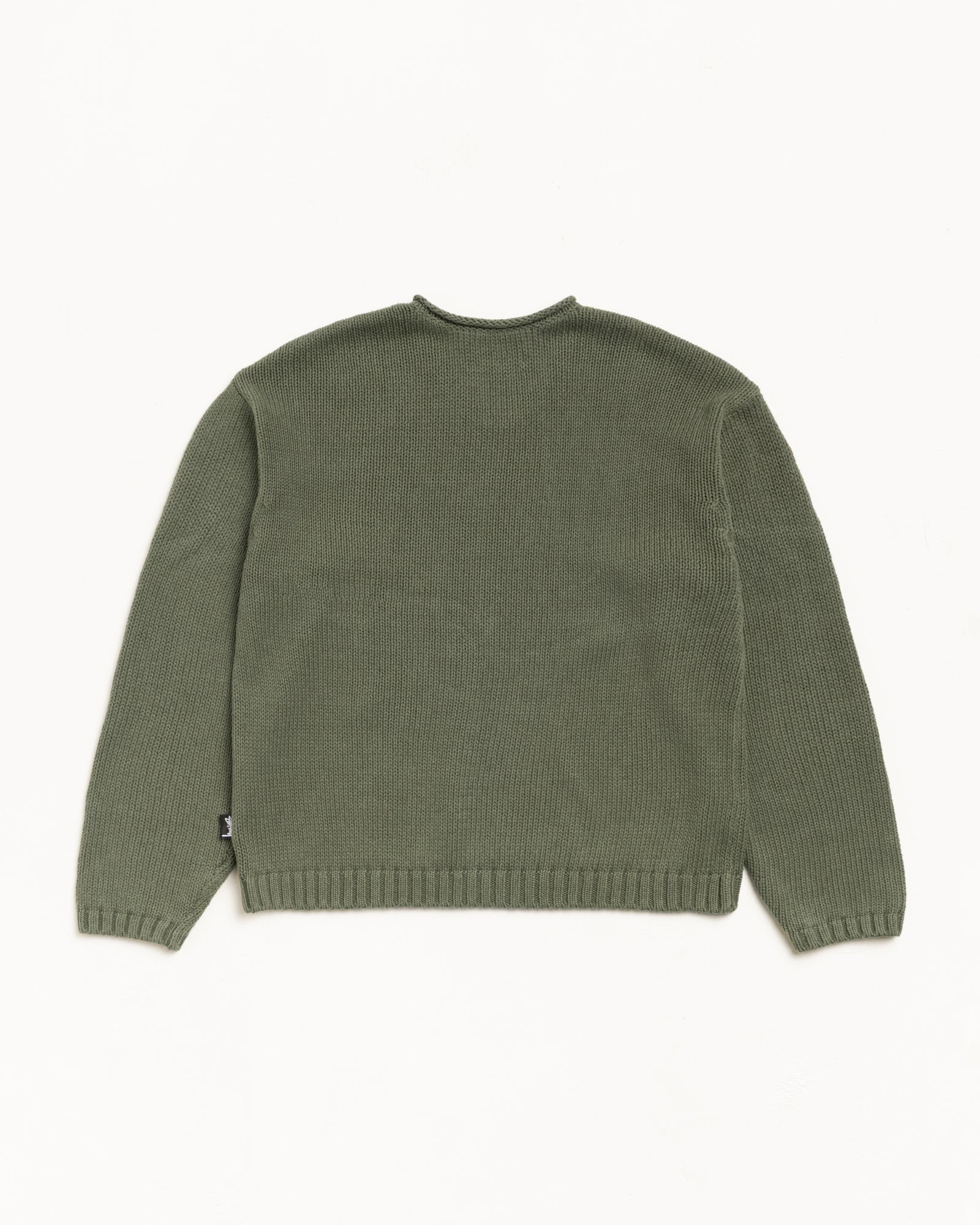 Roll V Neck Sweater – Olive | Tops & Knits | Stüssy Canada
