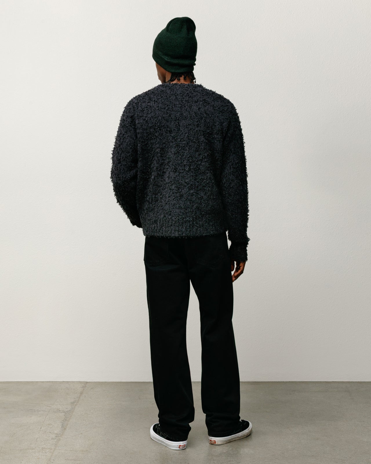 Textured Cardigan – Black | Knits | Stüssy Canada