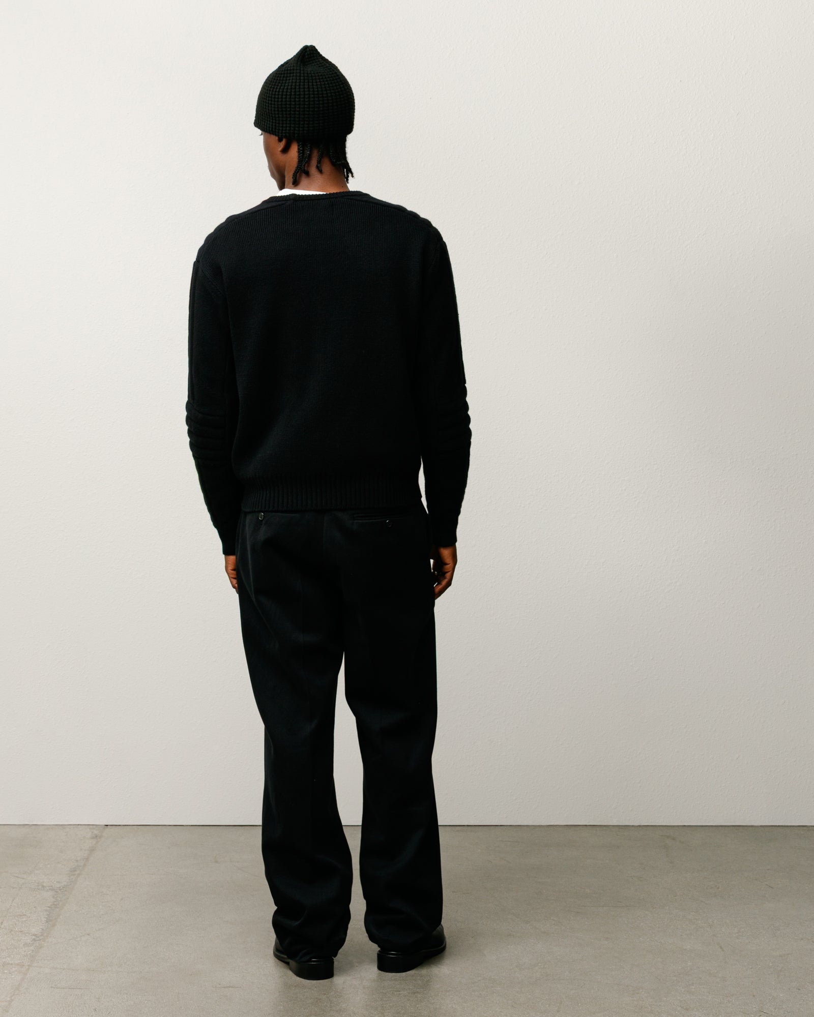 Moto Sweater – Black | Tops & Knits | Stüssy Canada