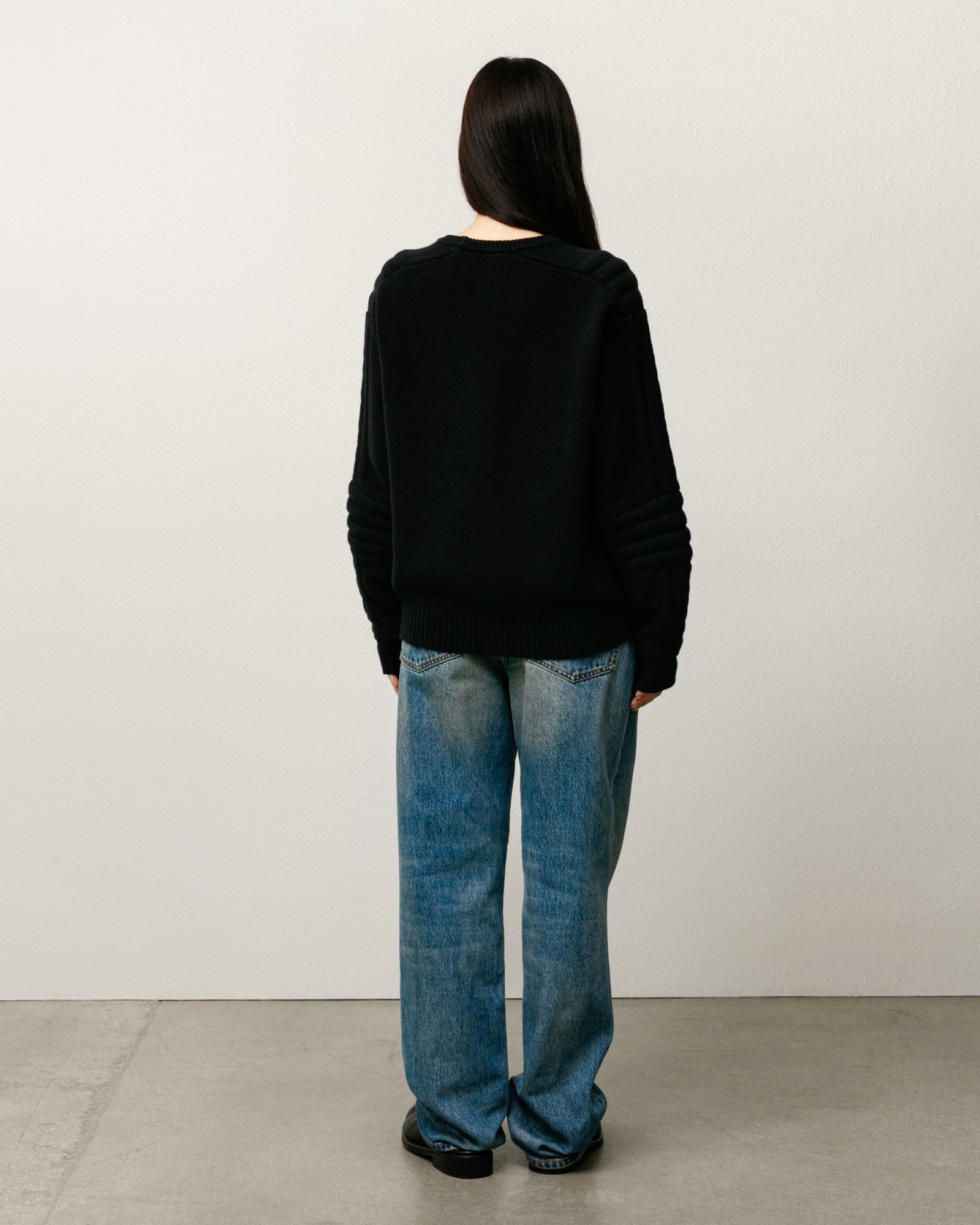 Moto Sweater – Black | Tops & Knits | Stüssy Canada