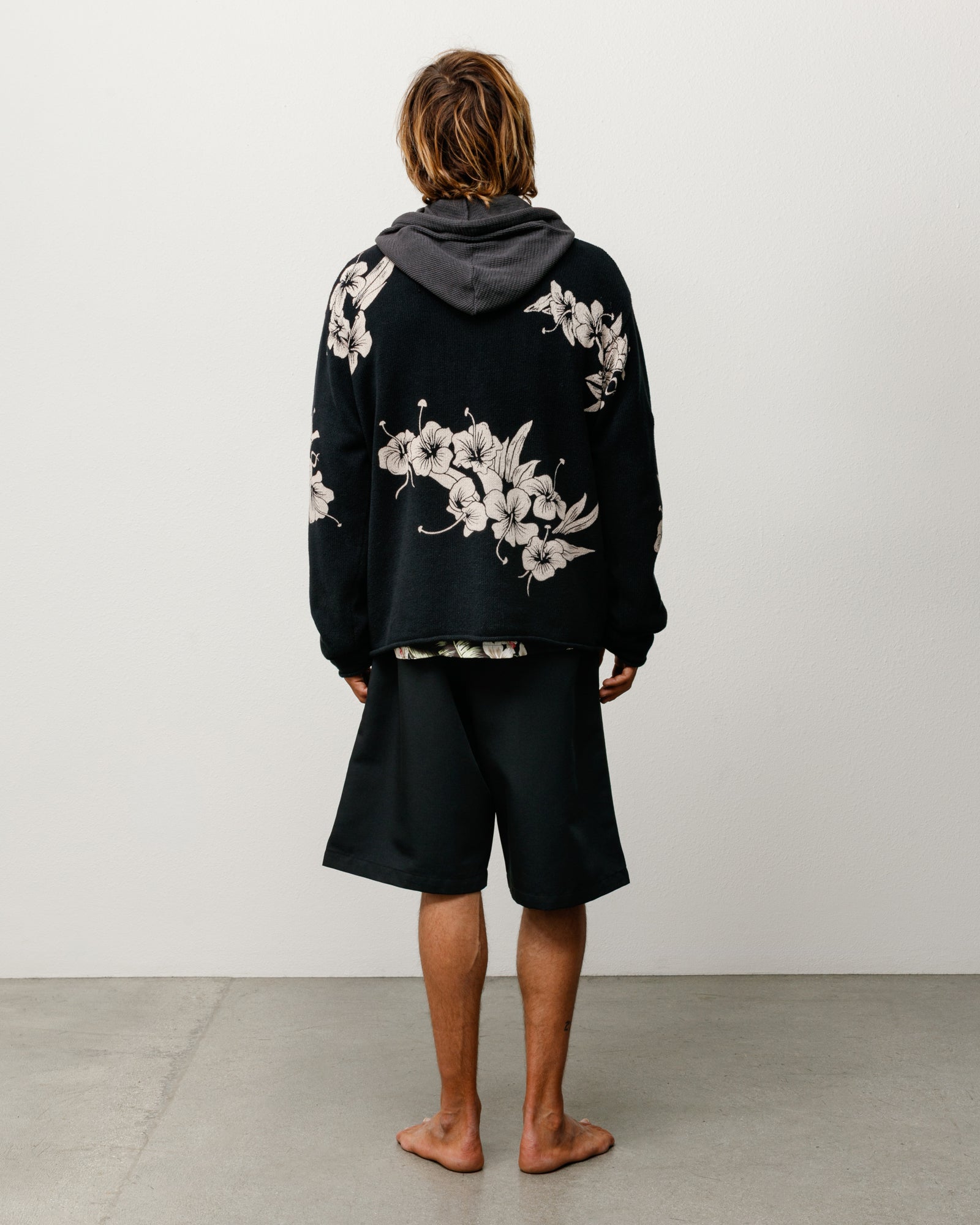 Floral Roll Neck Sweater – Black | Tops & Knits | Stüssy Canada