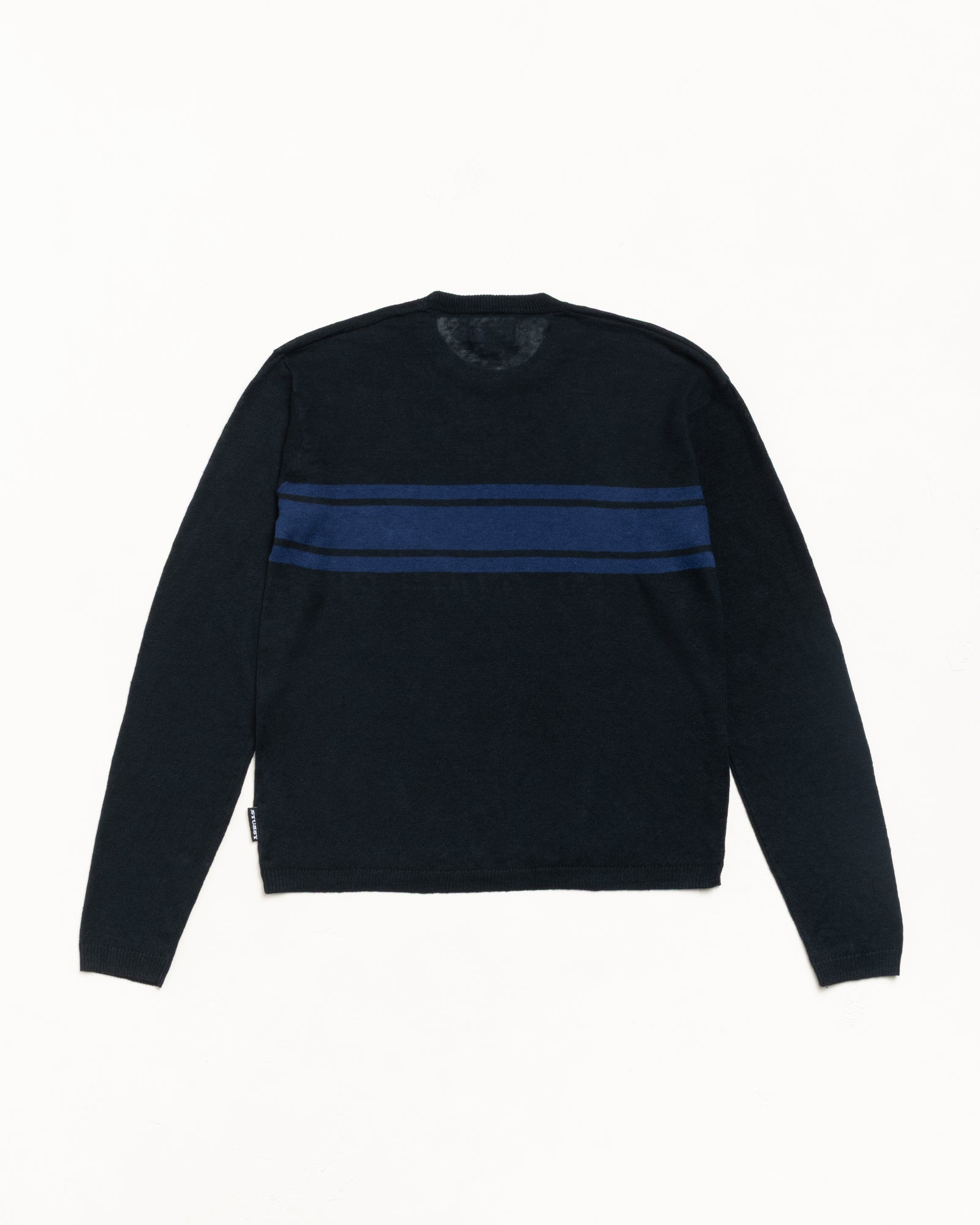 Striped Long Sleeve Sweater Unisex Long Sleeve In Black