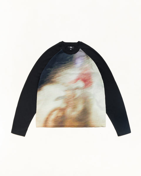 Splash Sweater Unisex Long Sleeve In Black