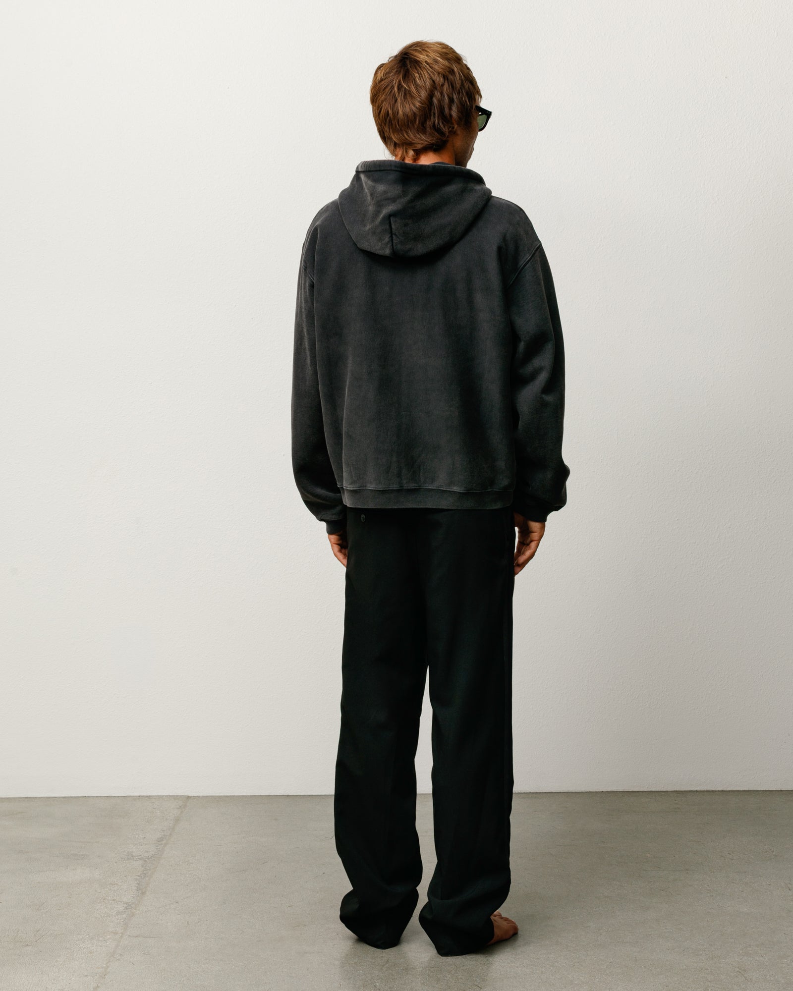 Faded Graphic Zip Hoodie - Washed Black | Sweats | Stüssy Canada