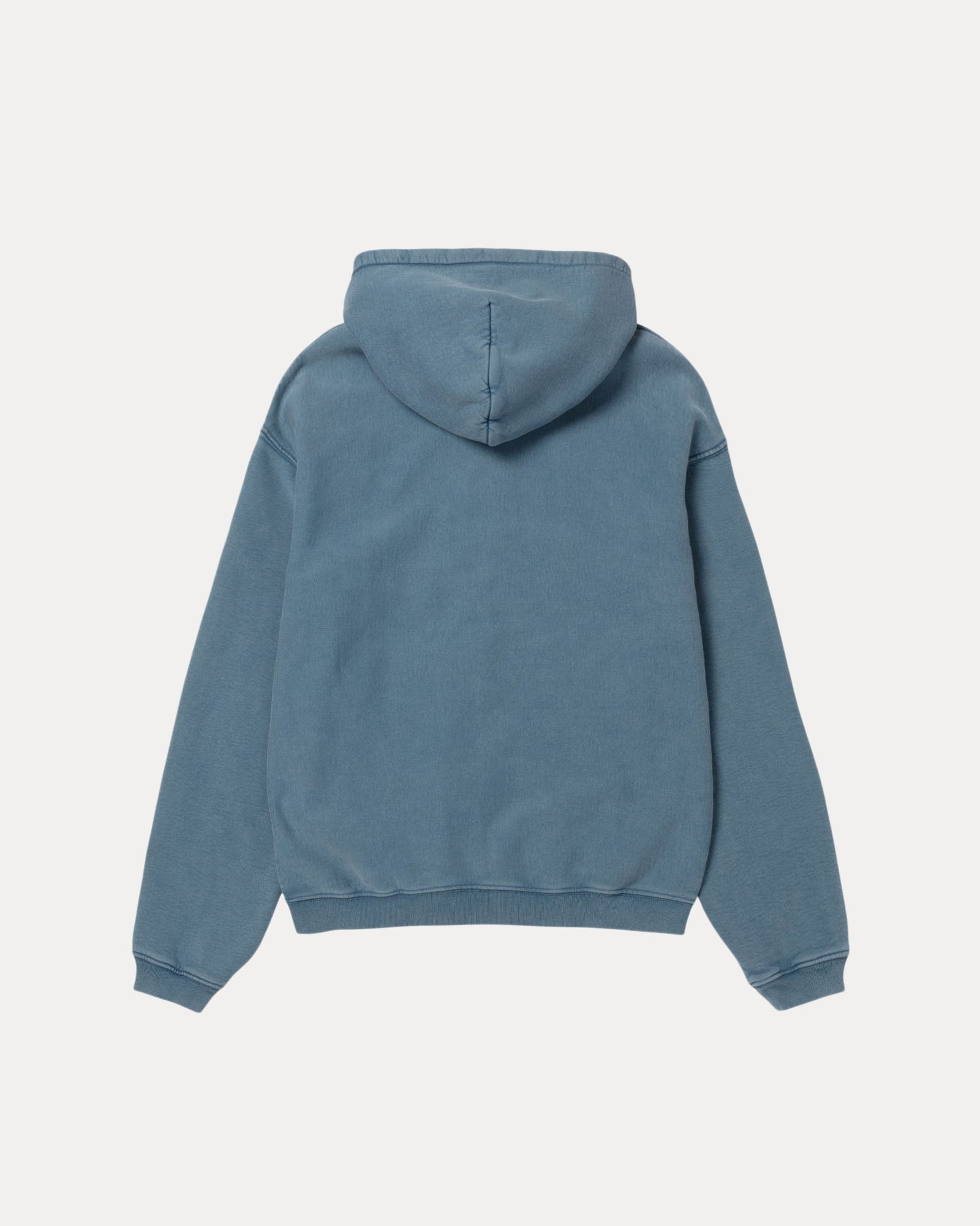 Faded Graphic Zip Hood Mens Long Sleeve In Washed Navy