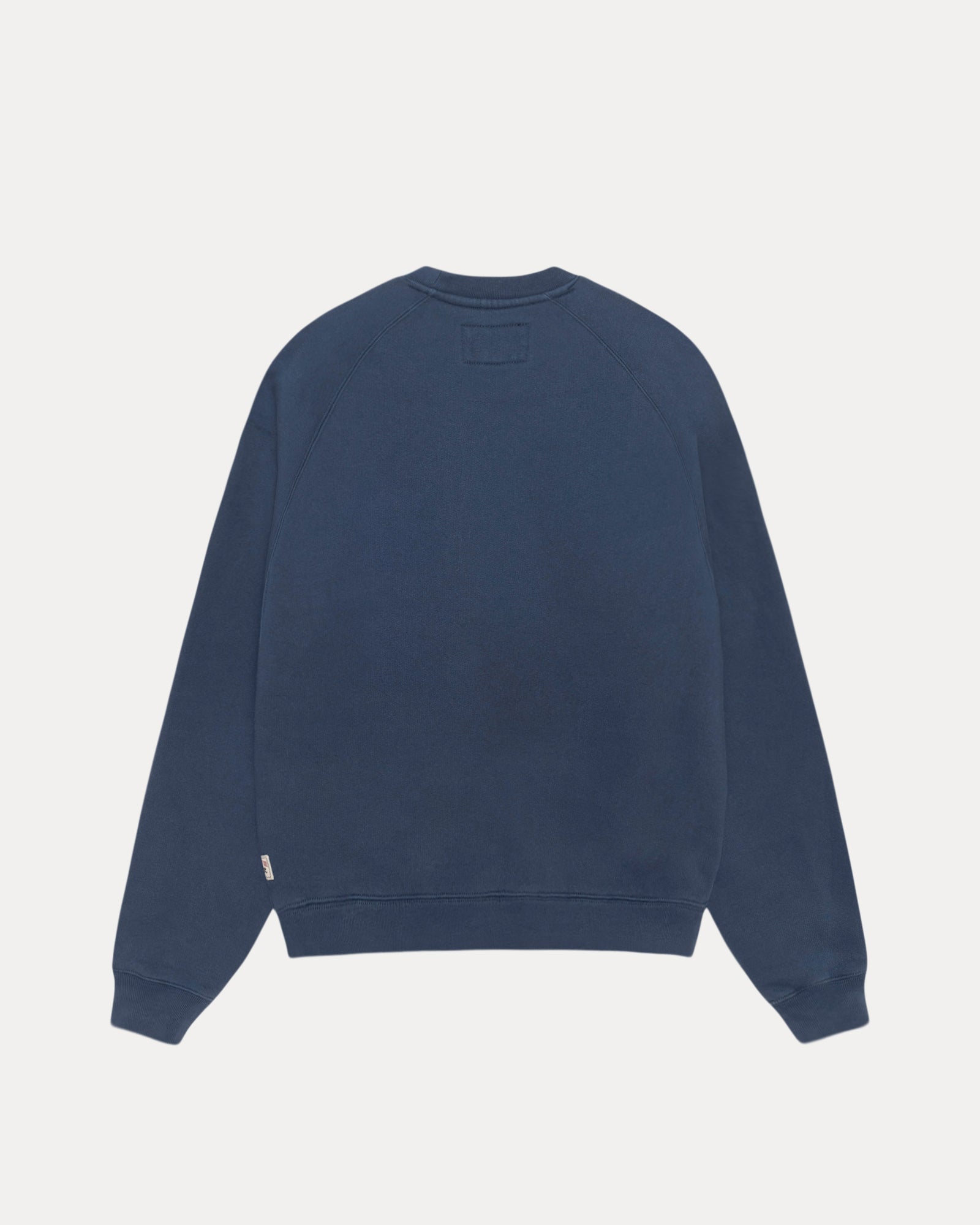 Fleece Raglan Crew Mens Long Sleeve In Navy