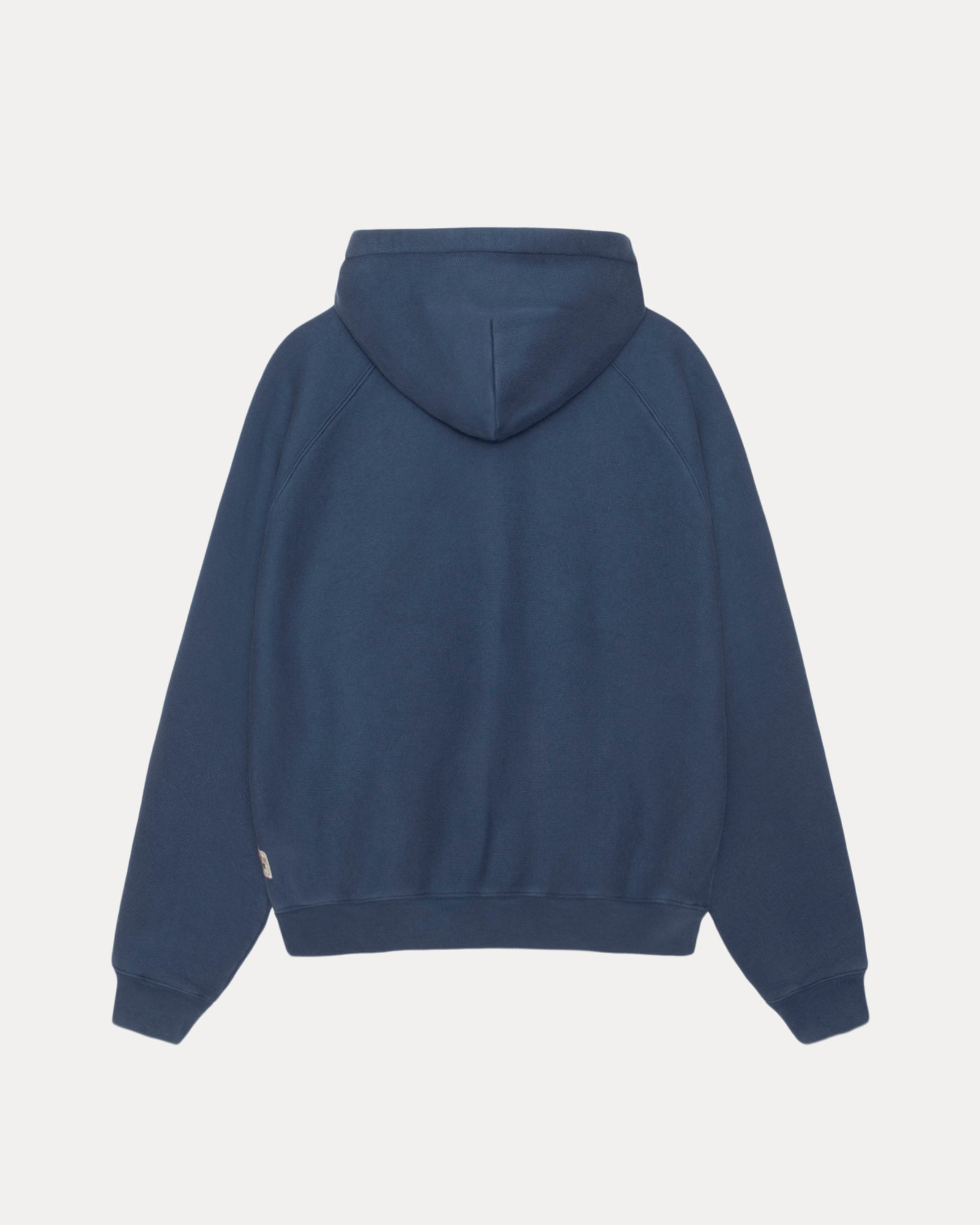 Raglan Zip Hood Mens Long Sleeve In Navy