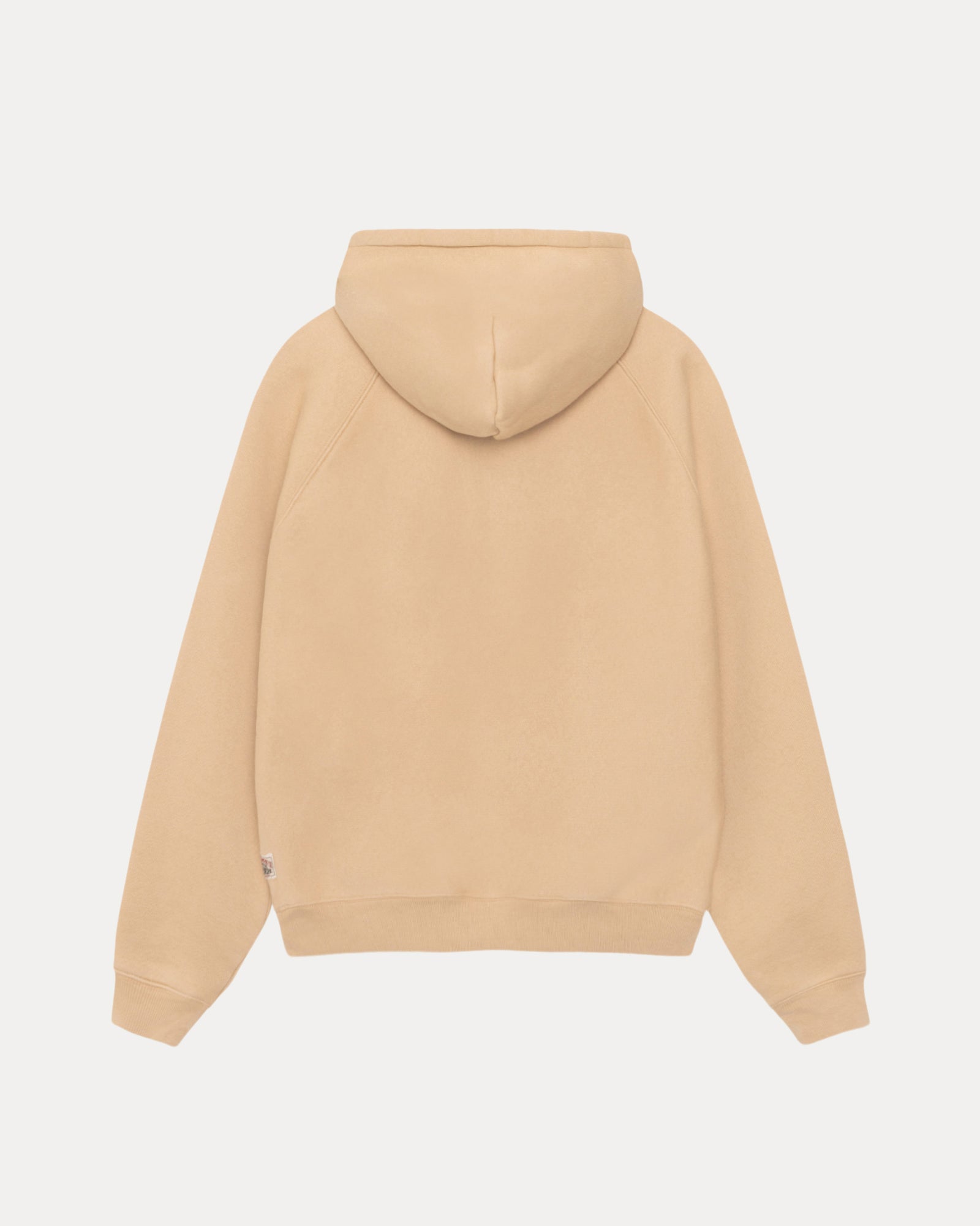 Fleece Raglan Hood Mens Long Sleeve In Khaki
