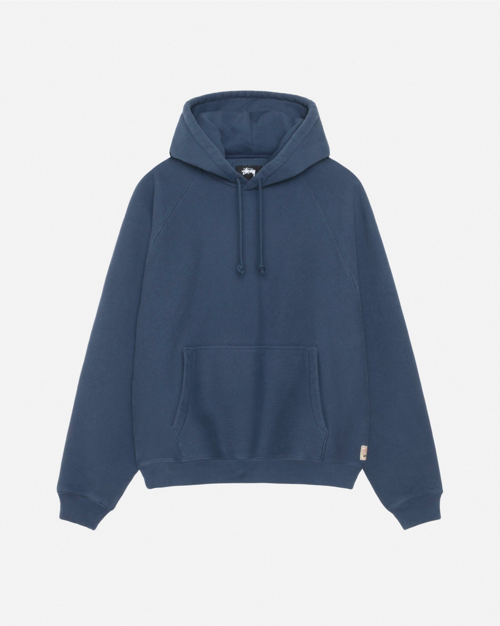 Fleece Raglan Hood Mens Long Sleeve In Navy