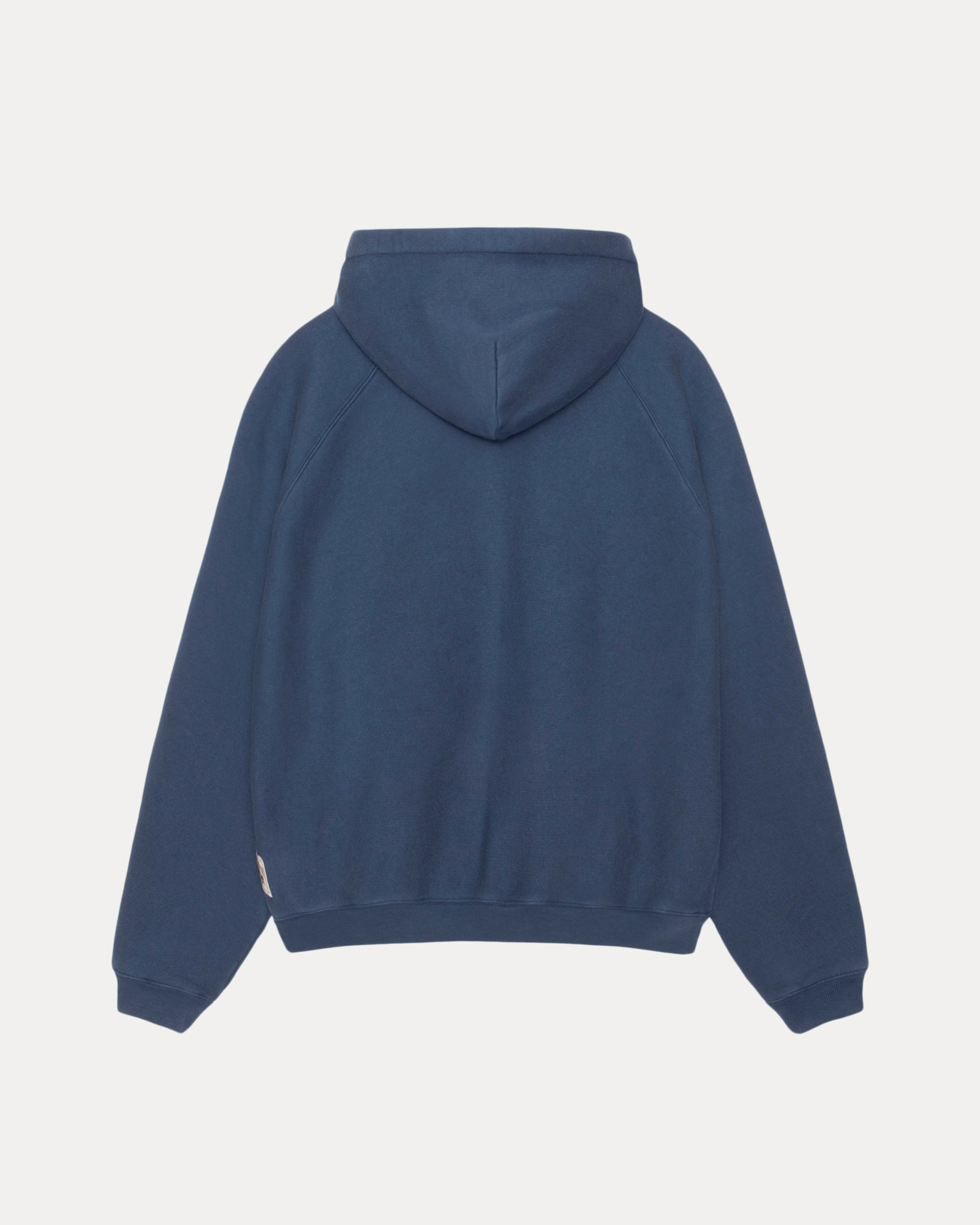 Fleece Raglan Hood Mens Long Sleeve In Navy