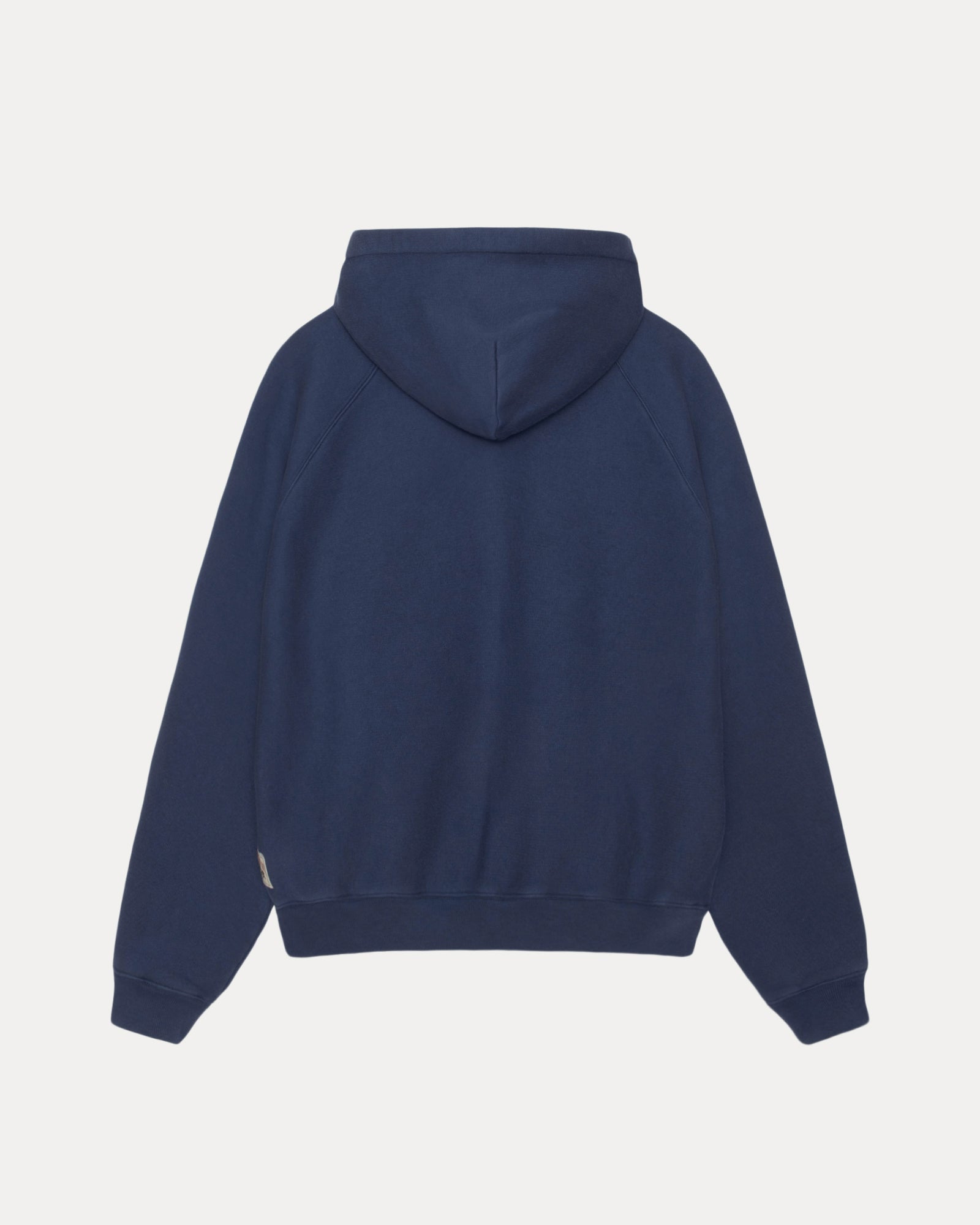 Fleece Raglan Hood Mens Long Sleeve In Navy